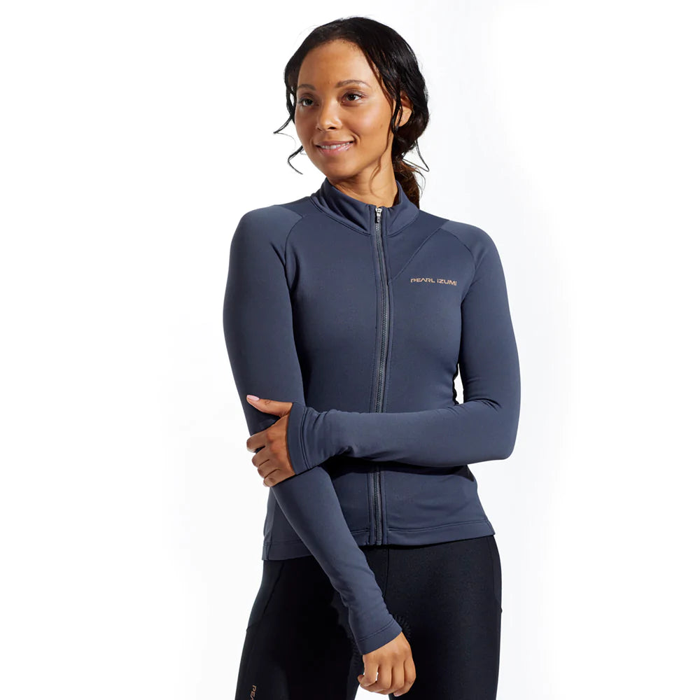 Women's Attack Thermal Jersey - Long Sleeve Fleece Lined Winter Shirt for Running, Hiking & Outdoor Activities - 11222109