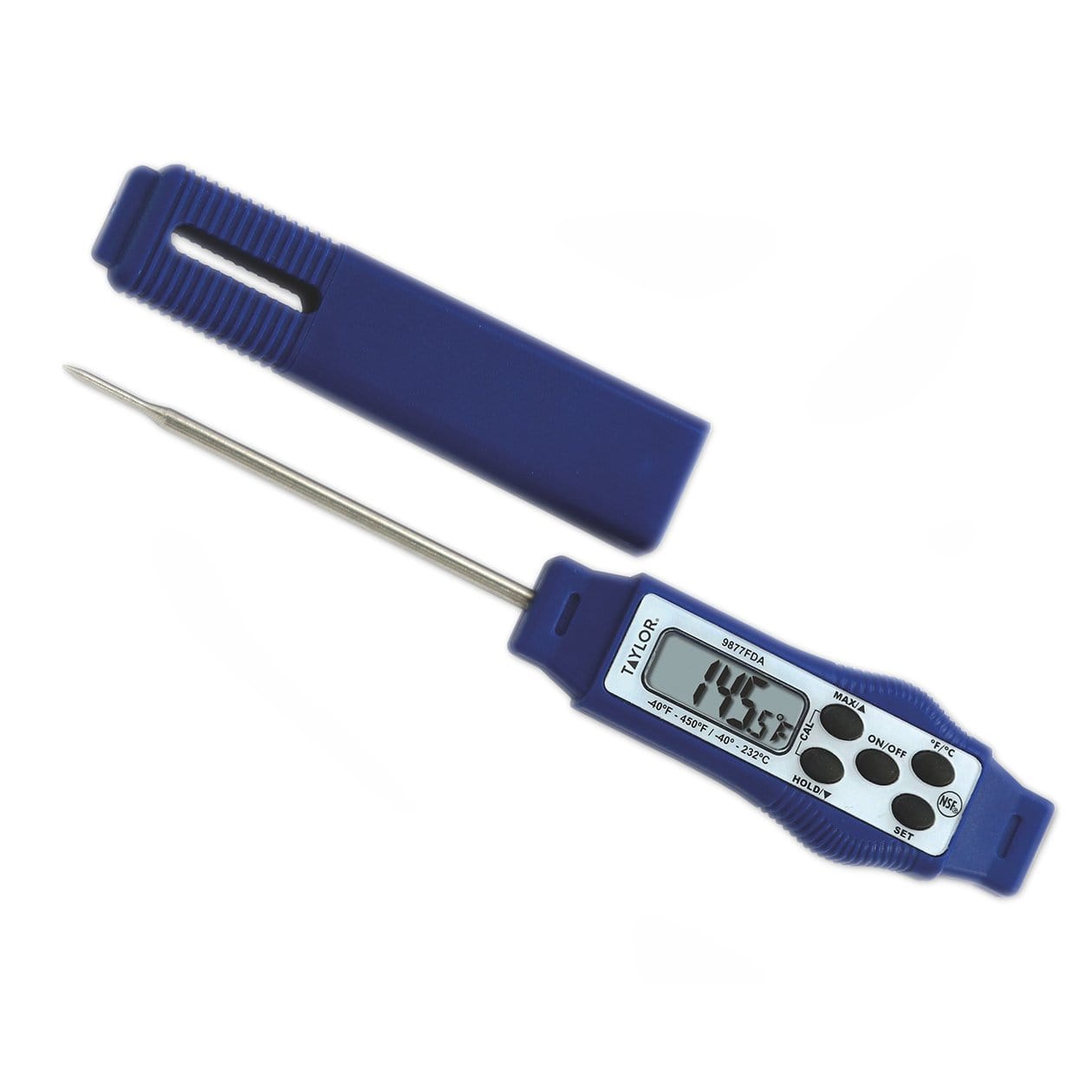 Waterproof Digital Thermometer for Cooking, Grilling, and Outdoor Activities - Compact & Accurate Temperature Gauge for Food, Liquids, and Home Use