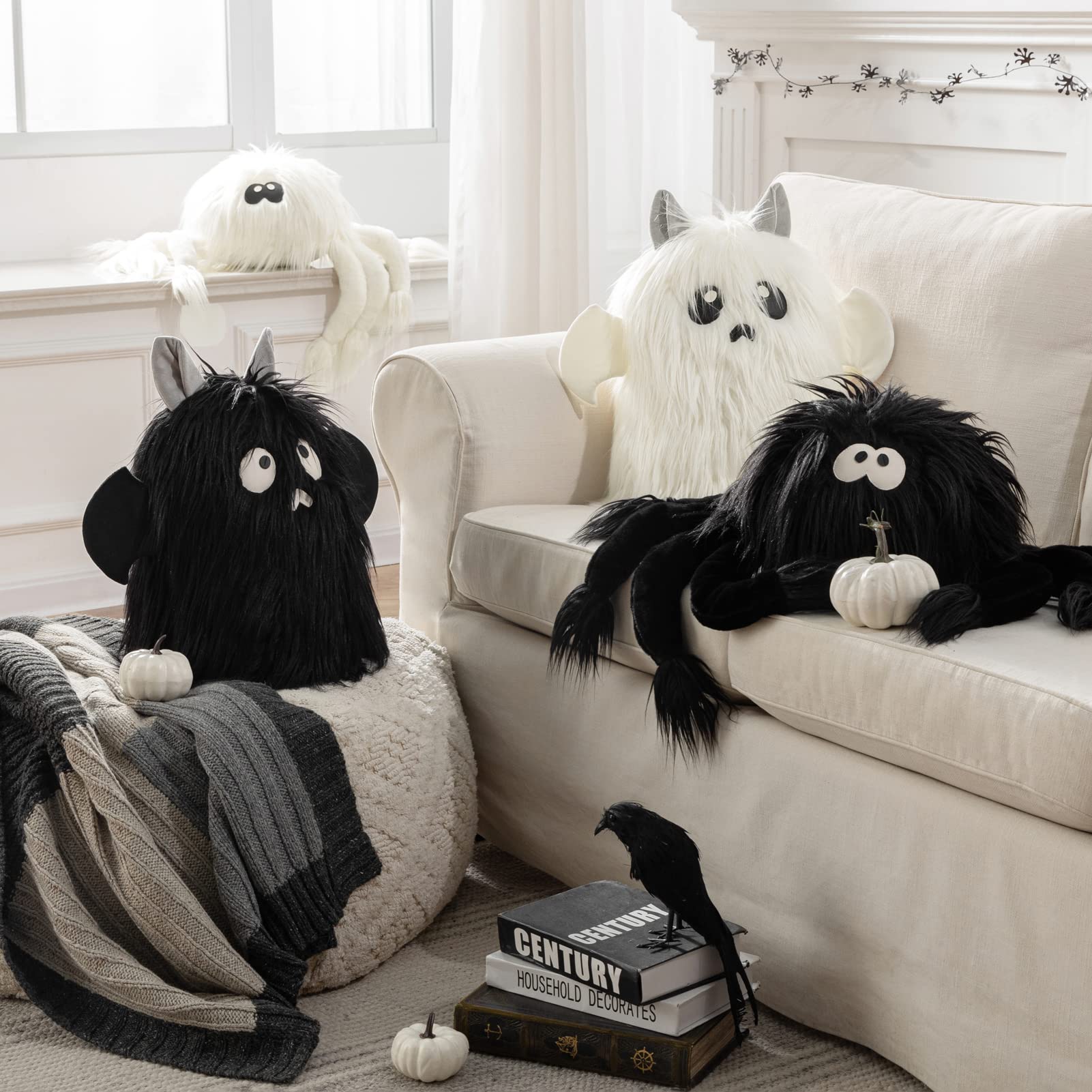 Spooky Ghost Pillow - Halloween Decor Cushion Gift (10.5x14