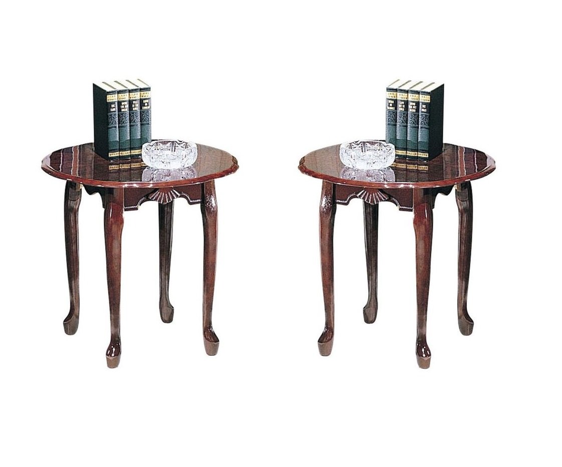 Major-Q Traditional Style Cherry Finish 3-Piece Coffee Table and End Table Set - Perfect for Living Room, Lounge & Home Decor (9002402)