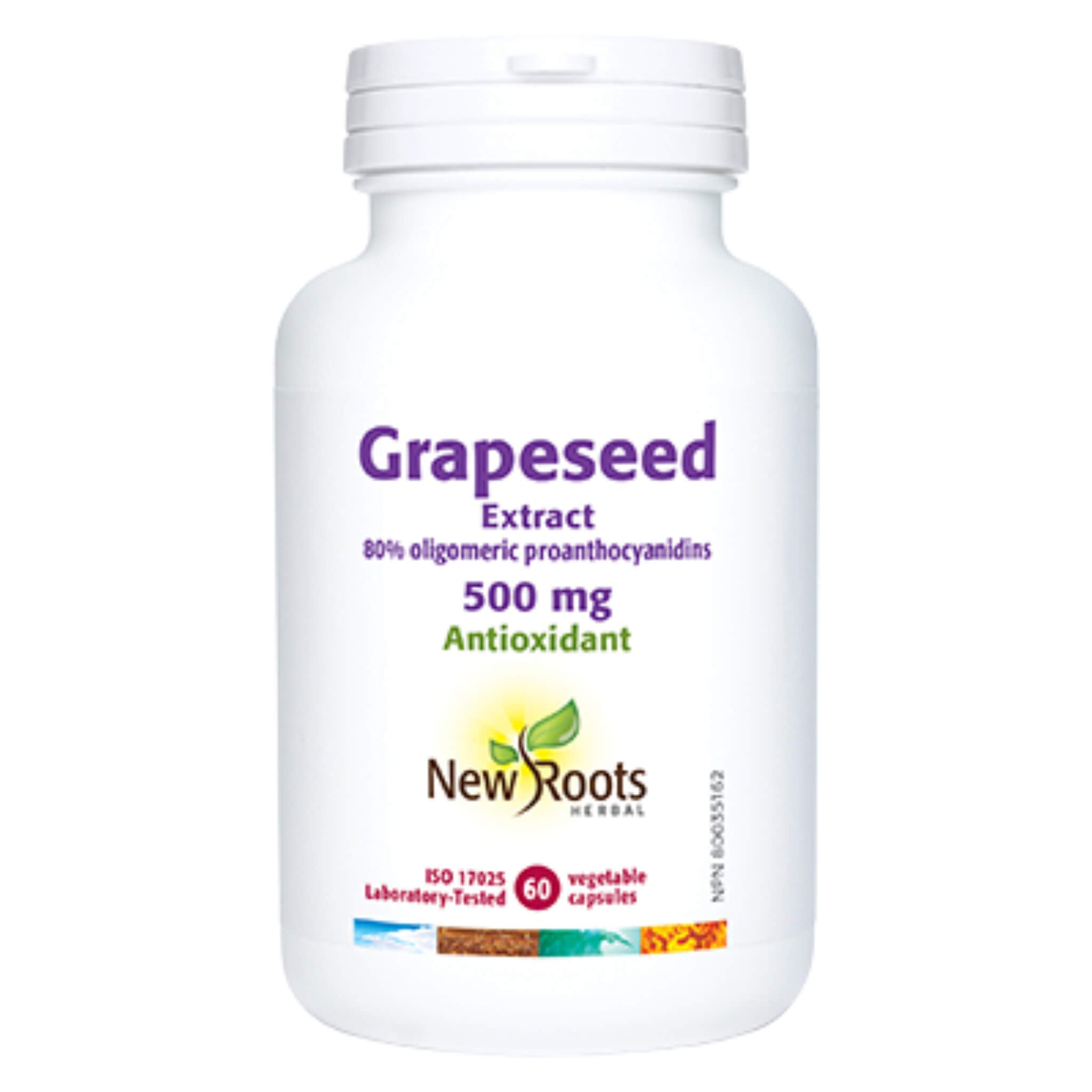 Premium 500mg Grapeseed Extract Supplement - Antioxidant Support for Heart Health & Skin Care | Vegan Capsules for Daily Wellness Routine
