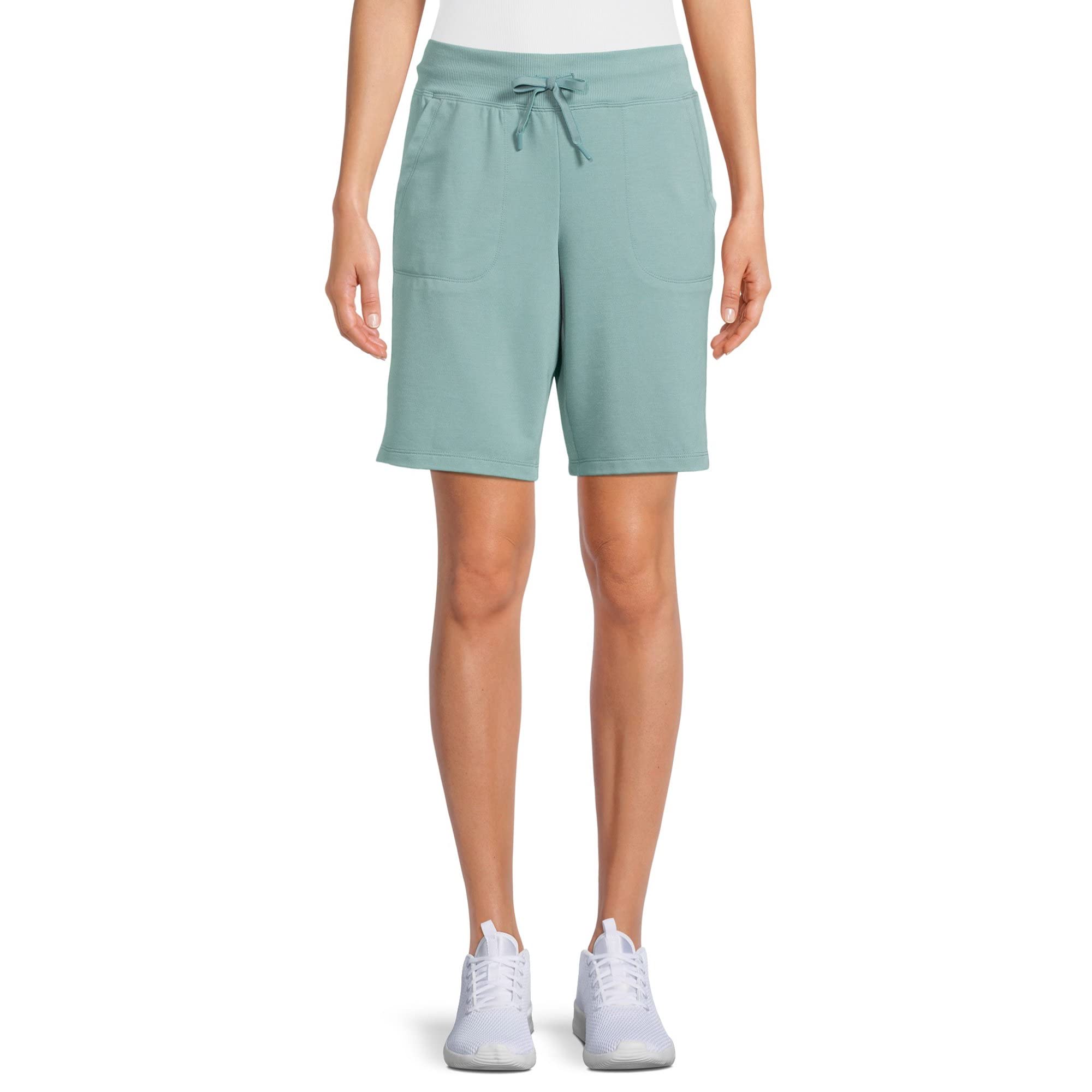 Women's Athletic Knit Bermuda Shorts for Workouts & Casual Wear