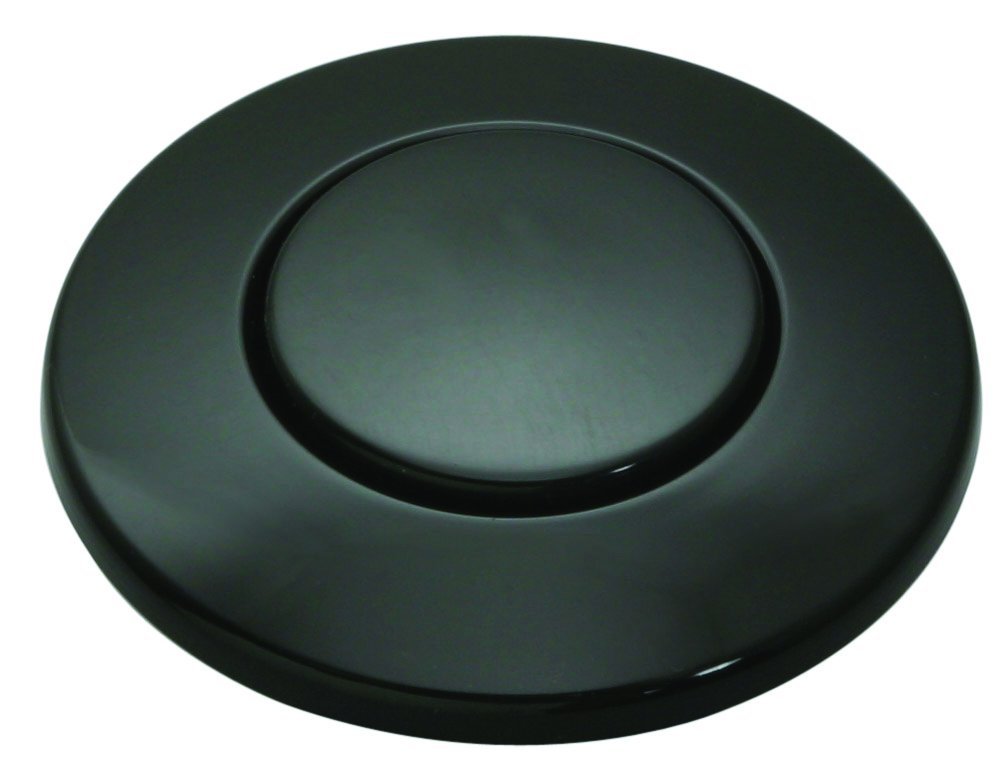 InSinkErator STC-BLK Gloss Black Air Switch Decorative Button - Compatible with InSinkErator Dual Outlet Garbage Disposal Air Switch Kit | Perfect for Kitchen Sink Waste Disposal Systems