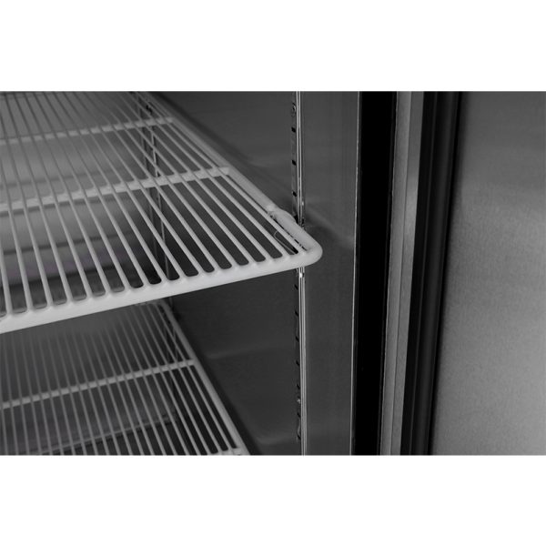 Atosa MBF8506GR 39.5 Inch Commercial Reach-In Refrigerator with 2 Solid Doors - Perfect for Restaurants, Cafes, and Catering Businesses