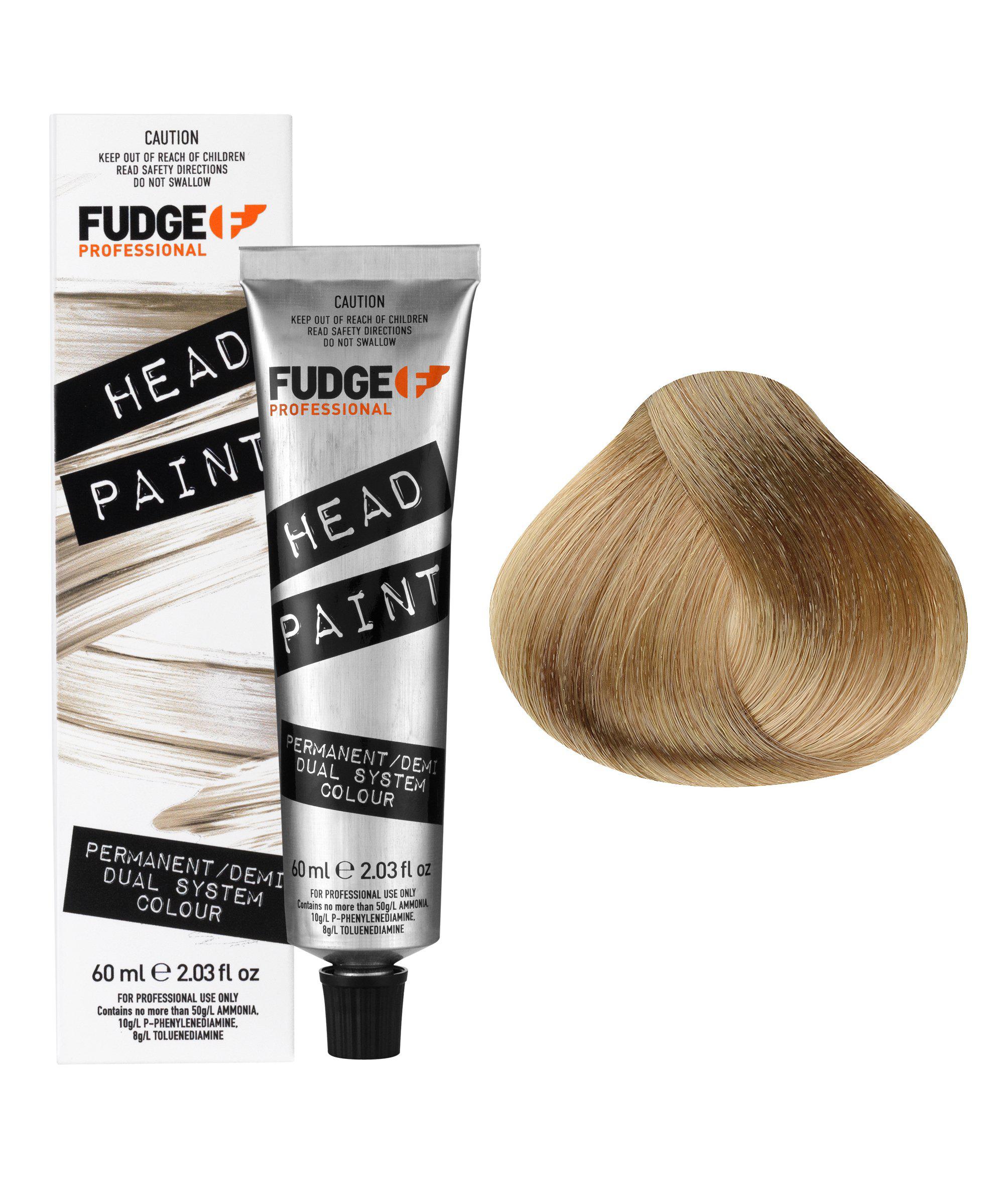 Fudge Headpaint 9.7 Very Light Brunette Blonde Hair Color 60ml - Perfect for Natural-Looking Highlights & Root Touch-Ups at Home