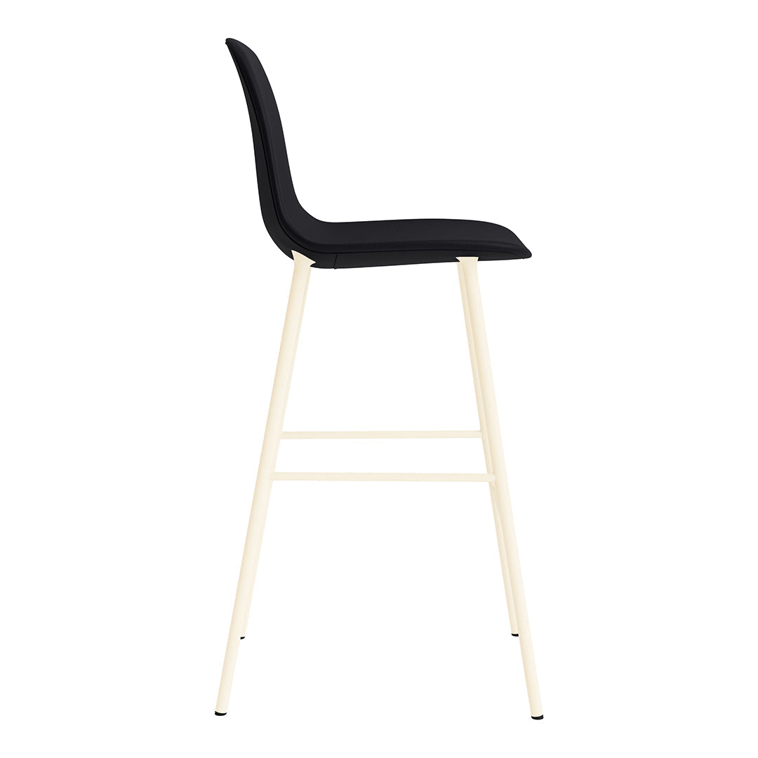 Modern Form Bar Chair - Fully Upholstered Counter Stool with Comfortable Seat - Perfect for Kitchen Islands, Breakfast Bars & Home Bars