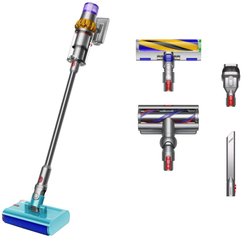 Refurbished Dyson V15 Detect Submarine Cordless Vacuum Cleaner - Official Outlet with 1 Year Warranty | Powerful Suction for Pet Hair, Hard Floors & Carpets | Home Cleaning Essential