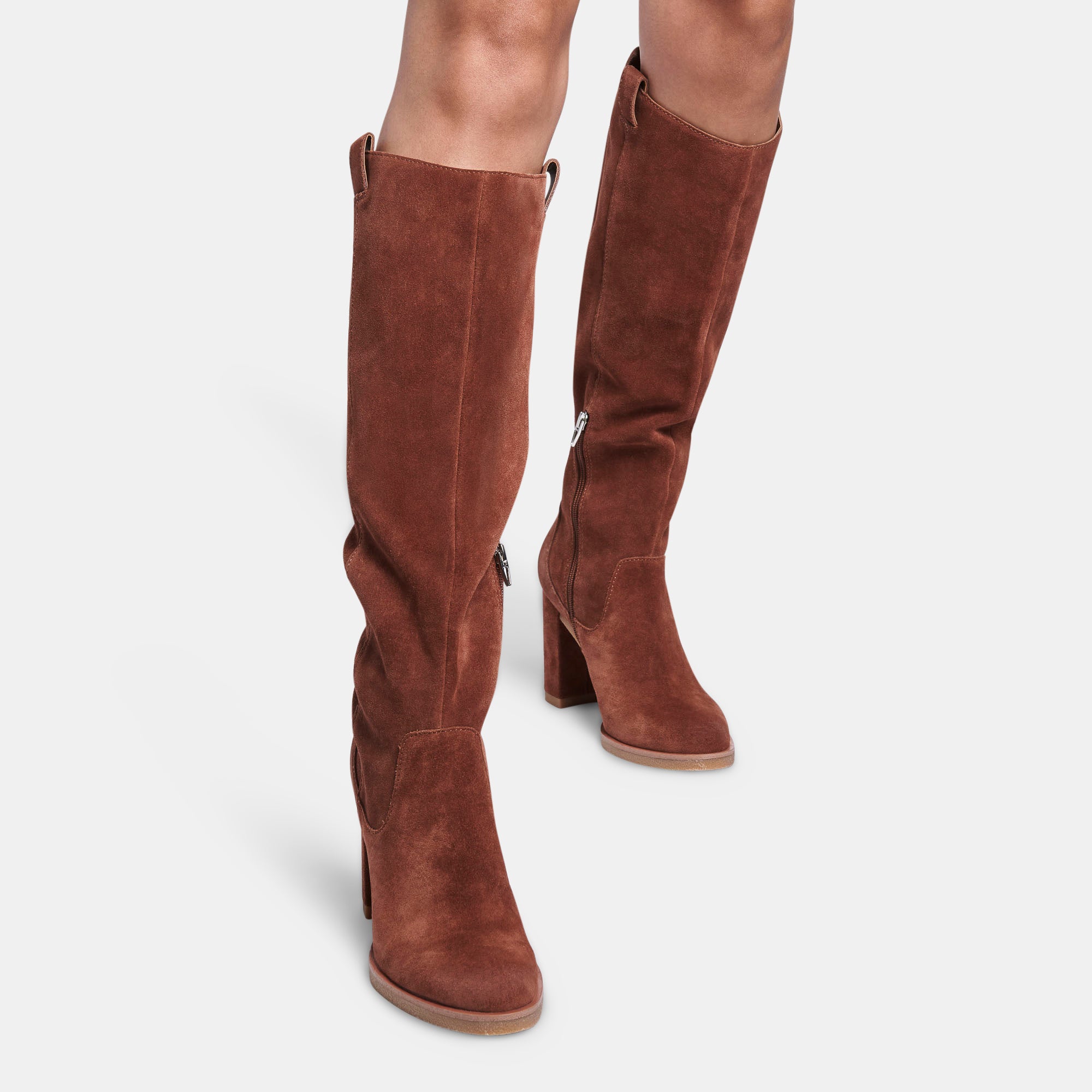 SARIE BOOTS BRANDY SUEDE ANKLE BOOTS - Women's Comfortable Casual Booties for Fall & Winter | Perfect for Office, Date Night & Outdoor Walking