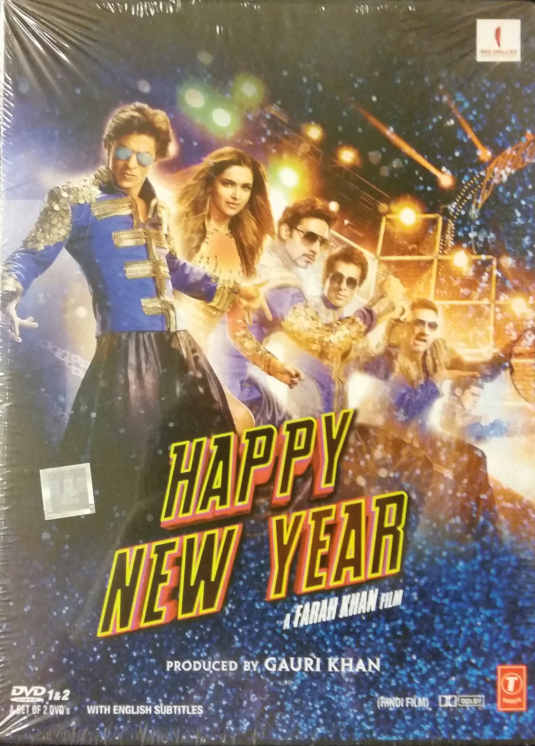 Happy New Year Bollywood DVD - 2 Disc Collector's Edition | Romantic Comedy Musical Film | Perfect for Movie Nights & Bollywood Fans