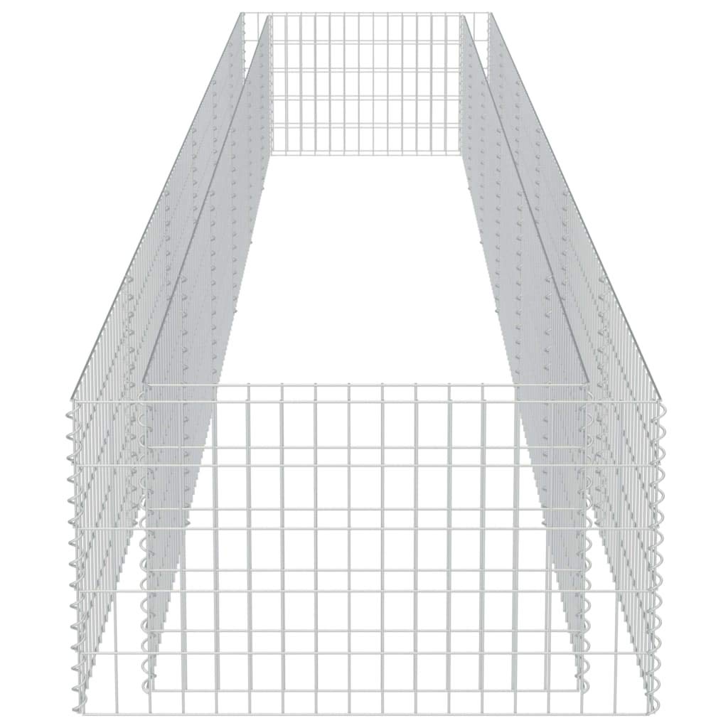 Galvanized Steel Gabion Raised Garden Bed 212.6