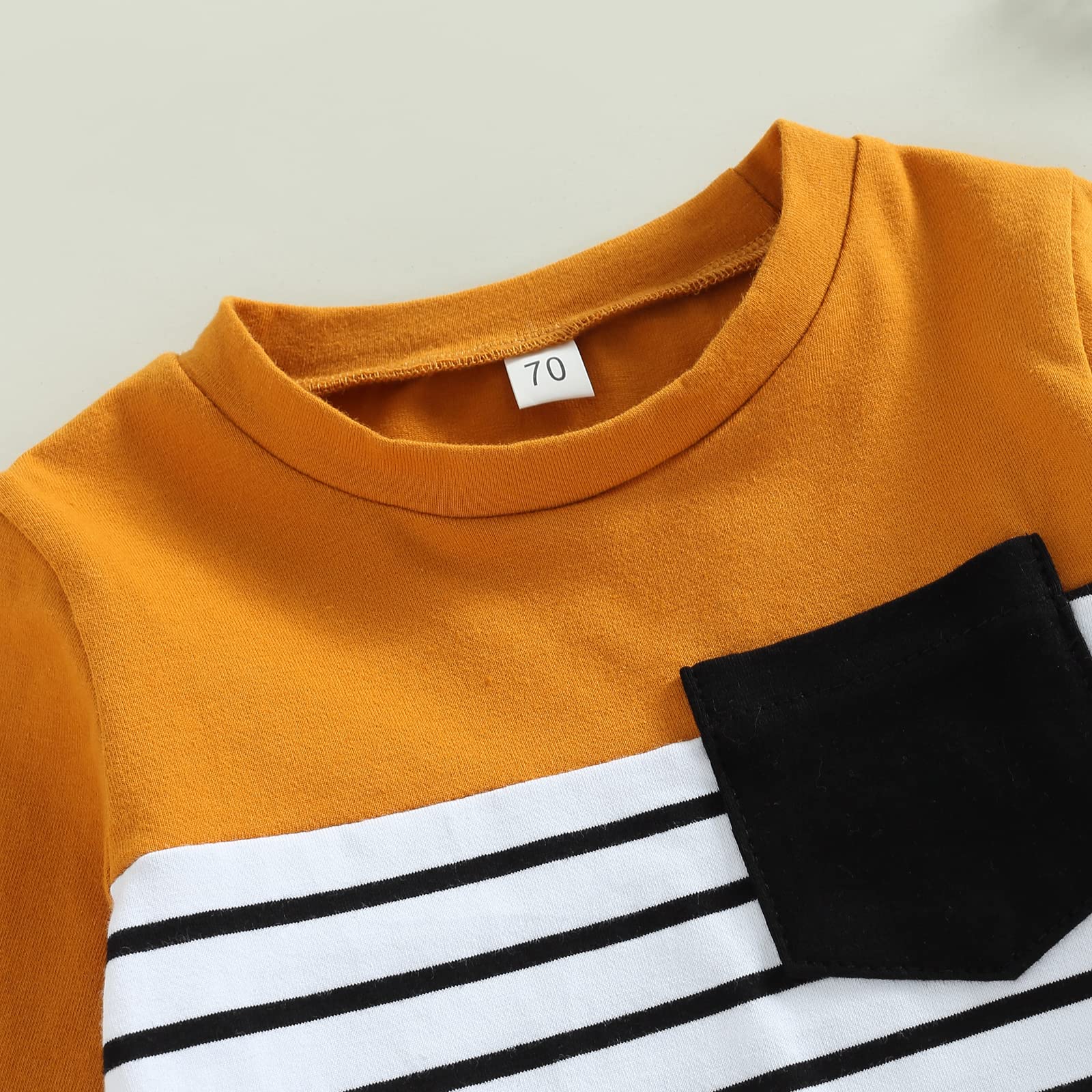 Newborn Toddler Baby Boy Fall & Summer Outfits - 2Pcs Long Sleeve Hoodie T-Shirt & Pants Set | Cute Casual Wear for Playdates & Family Outings