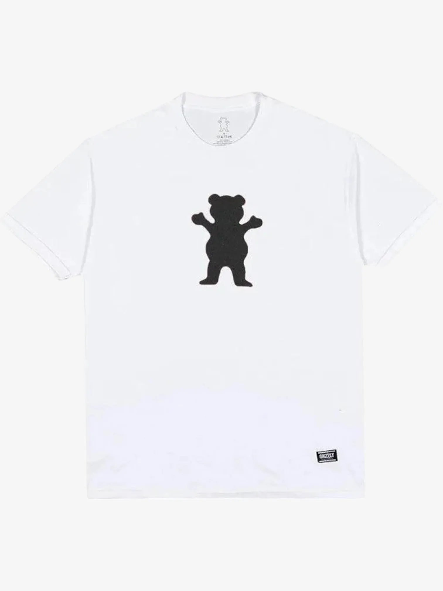 Grizzly OG Bear T-Shirt - Men's Black & White Graphic Tee for Casual Wear, Street Style & Outdoor Adventures