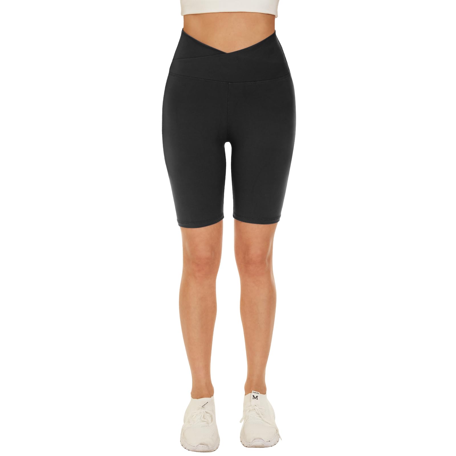 CAMPSNAIL Women's High Waisted Biker Shorts - 8