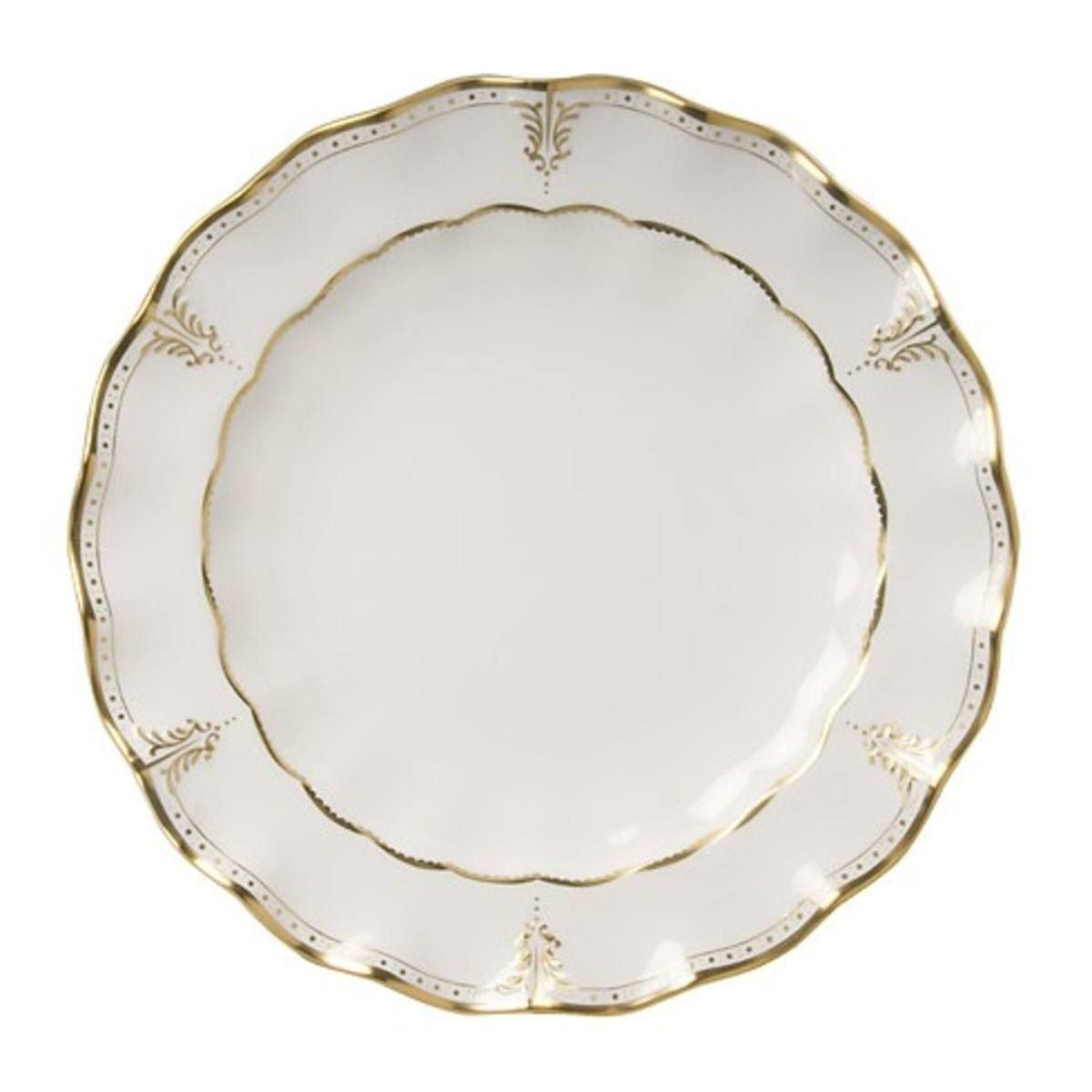Elizabeth Gold Elegant Dinner Plate Set - 10
