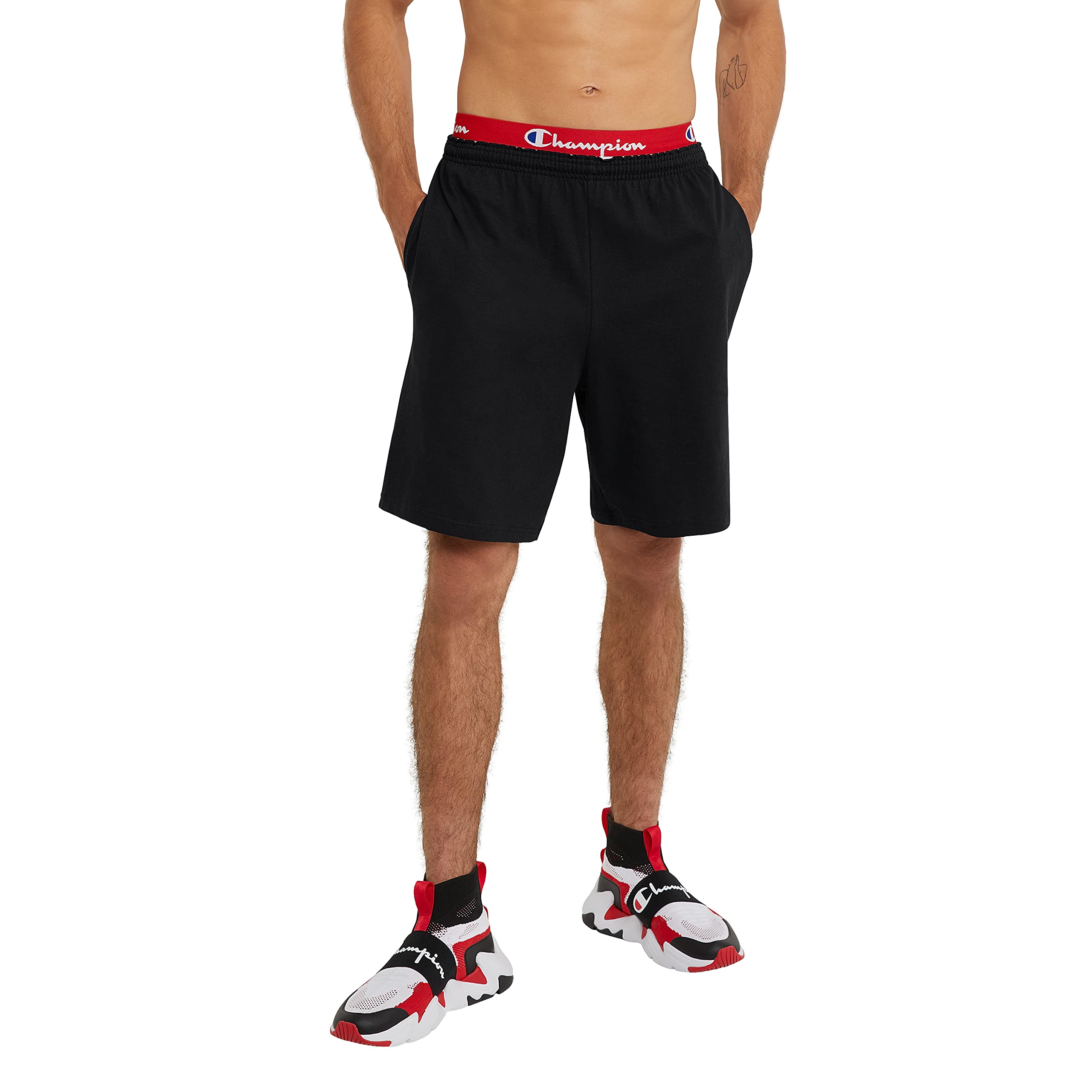 Champion Men's Lightweight Long Shorts - Comfortable Everyday Casual Shorts for Regular & Big & Tall Sizes | Perfect for Gym, Running, and Summer Outdoor Activities
