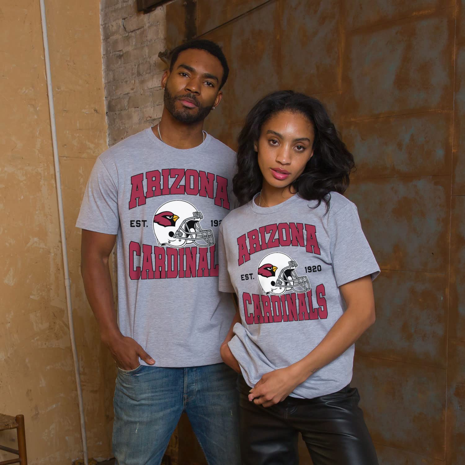 Officially Licensed NFL Team Helmet Short Sleeve T-Shirt for Men & Women - Junk Food Clothing x NFL Collaboration - Football Fan Apparel for Game Day & Casual Wear