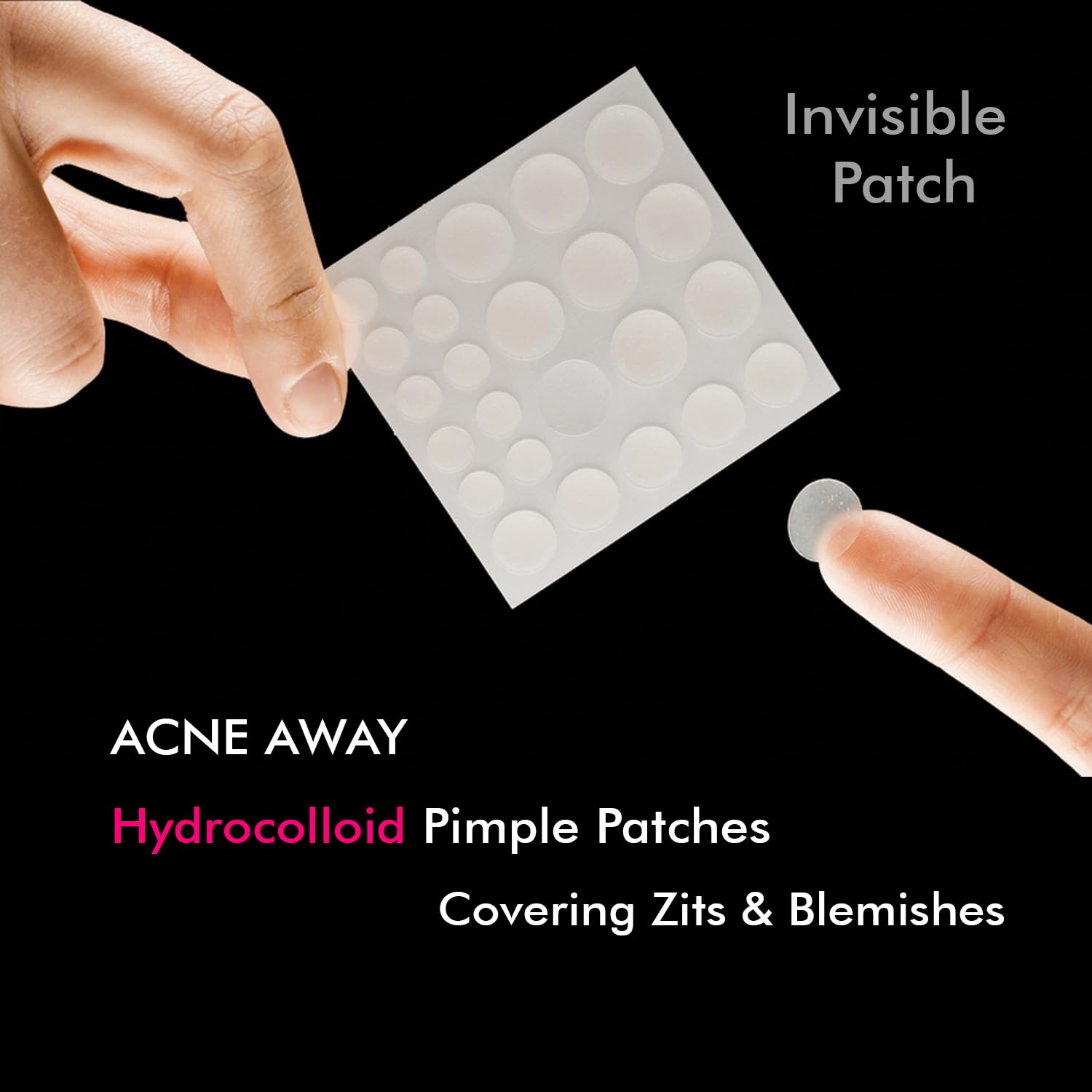 Acne Pimple Patches - Ultra Thin Hydrocolloid Blemish & Zit Covers for All Skin Types | 96 Count | Natural Healing Spot Treatment | Perfect for Overnight Use & Daily Breakout Care