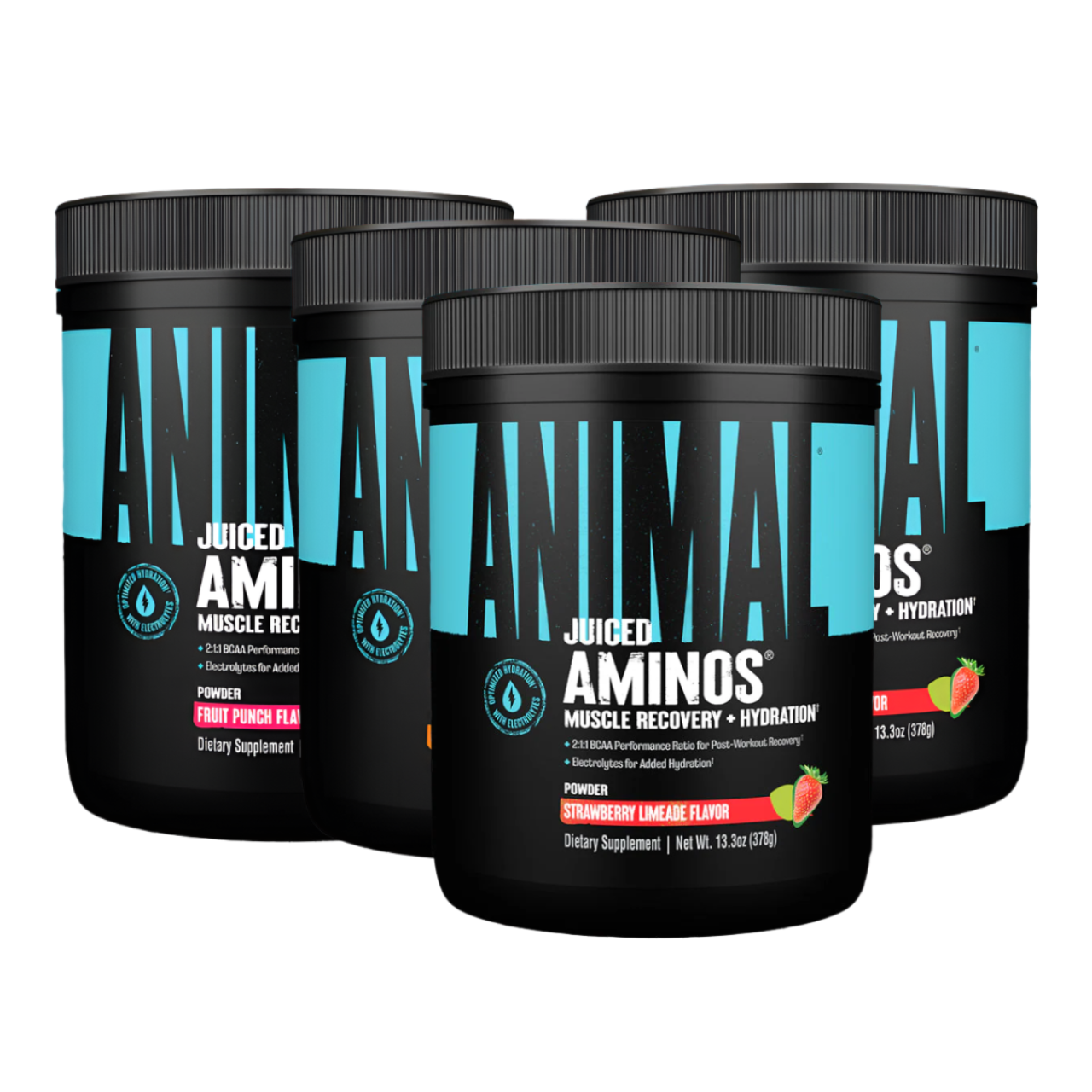 Animal Juiced Aminos 368g - Premium BCAA Amino Acid Supplement for Muscle Recovery & Growth - Ideal for Workout, Gym & Fitness Enthusiasts