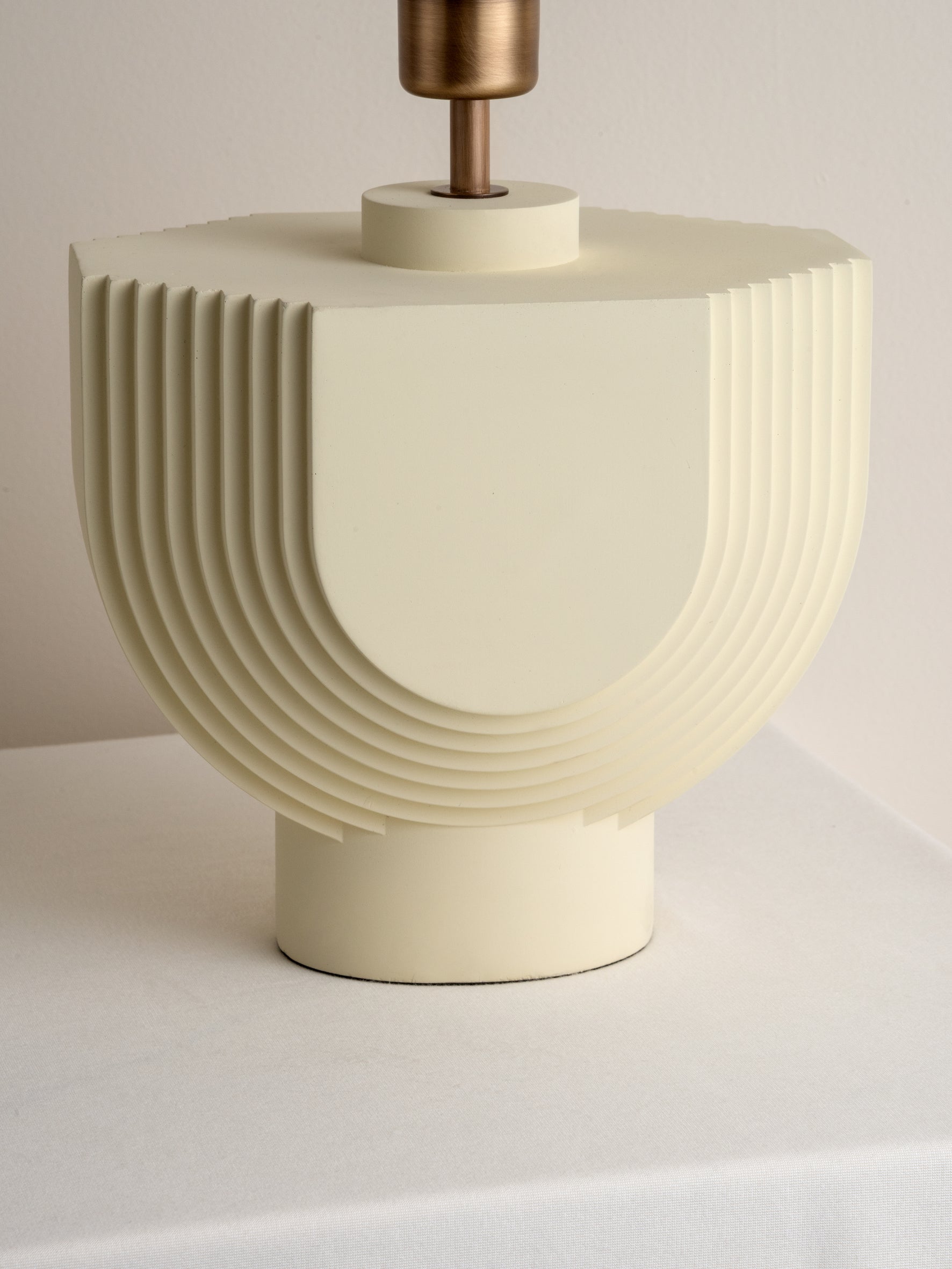 Modern Concrete Table Lamp Base Only - Edition 1.3 Minimalist Home Decor for Living Room, Bedroom & Office Lighting