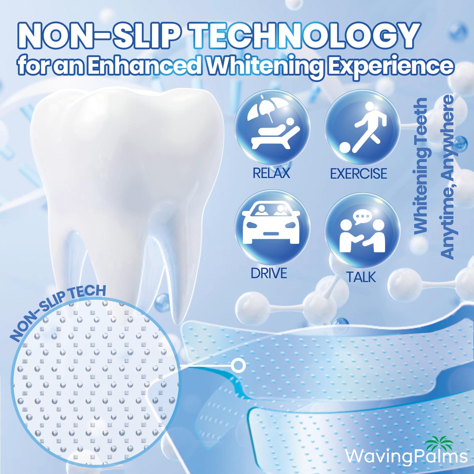Professional Teeth Whitening Strips - 42 Rapid White Bleaching Strips for Sensitive Teeth, Mint Flavor (42 Count Pack) | At-Home Dental Care & Bright Smile Solution for Daily Use, Parties & Special Occasions