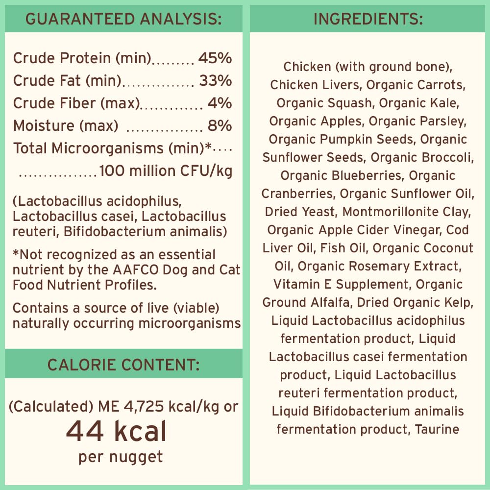Primal Freeze Dried Raw Dog Food Nuggets - Chicken Recipe | Grain Free, High Protein Complete Meal for Dogs | Perfect as Topper, Treat or Full Meal Replacement | 5.5 oz | Ideal for Active Dogs, Puppies & Senior Pets