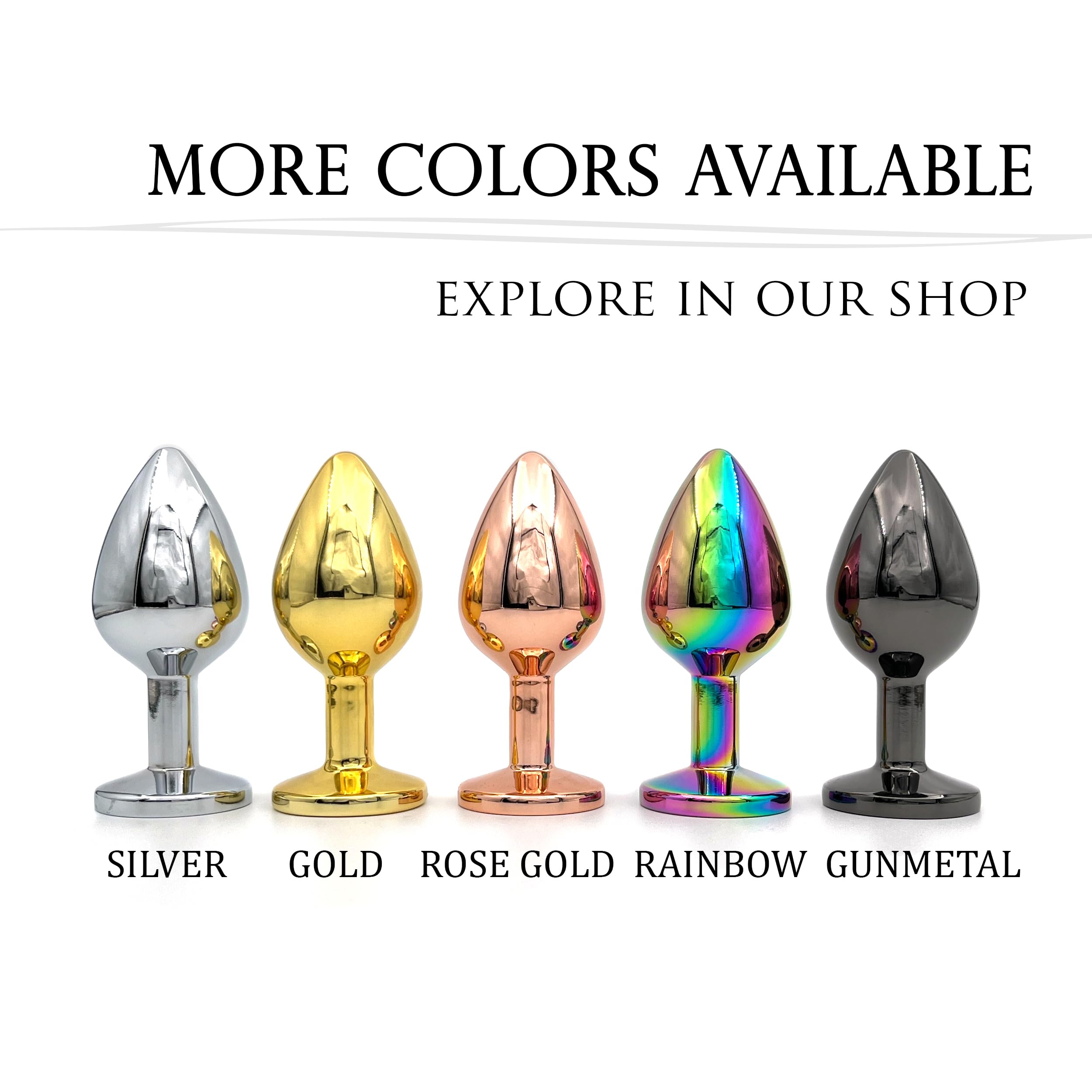 Premium Austrian Crystal AB Luxury Butt Plug - Best Christmas Gift for Couples, Beginner-Friendly Anal Toy for Sensual Play & Intimate Exploration