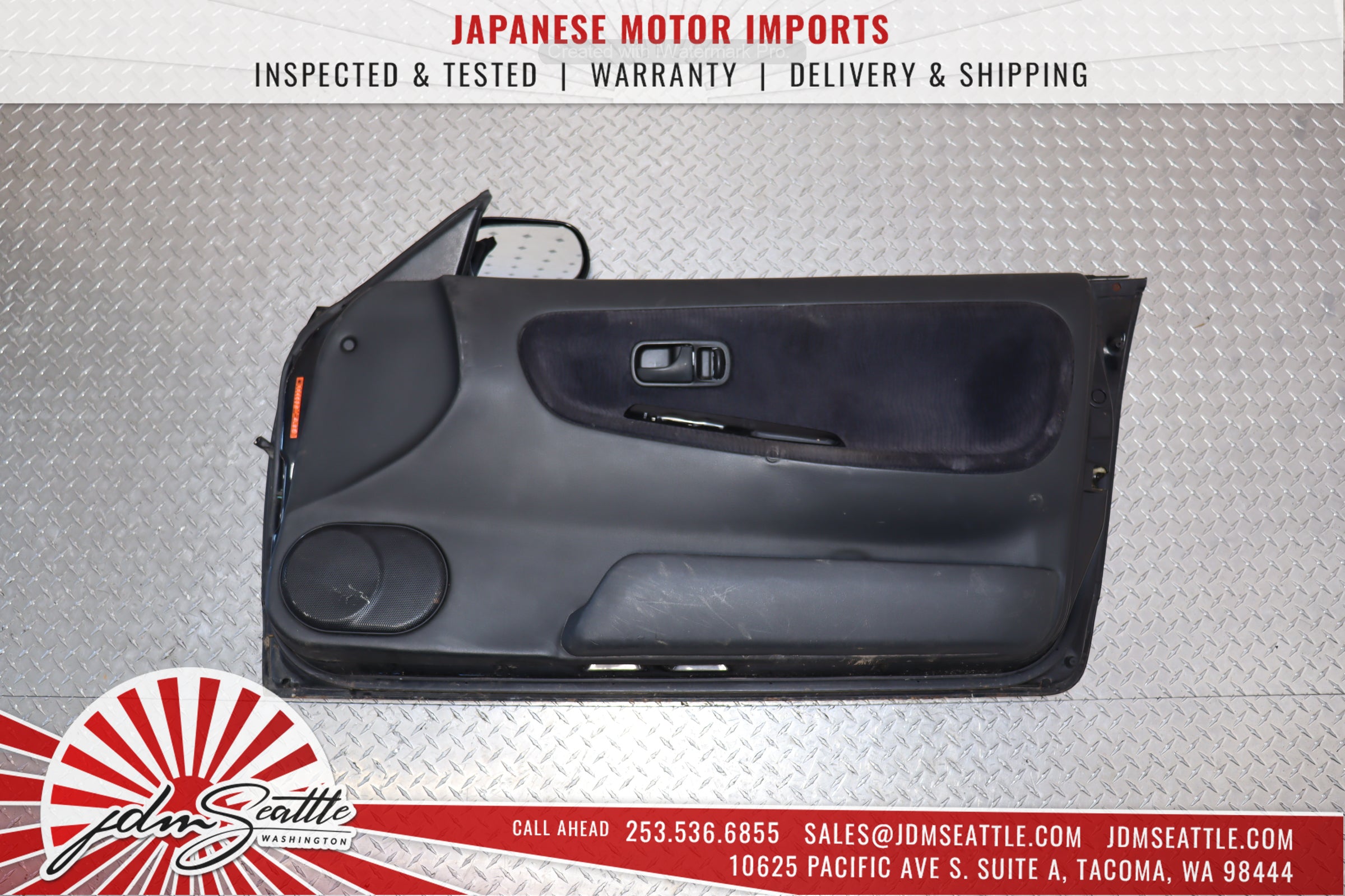 JDM RHD Nissan S13 180SX Complete Doors with Interior Panels, Side Mirrors & Switches - Perfect for Restoration & Drift Builds
