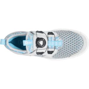 Dexter Women's DexLite Pro BOA Bowling Shoes - Light Grey/Blue - Right Hand - Perfect for League Play & Tournament Performance
