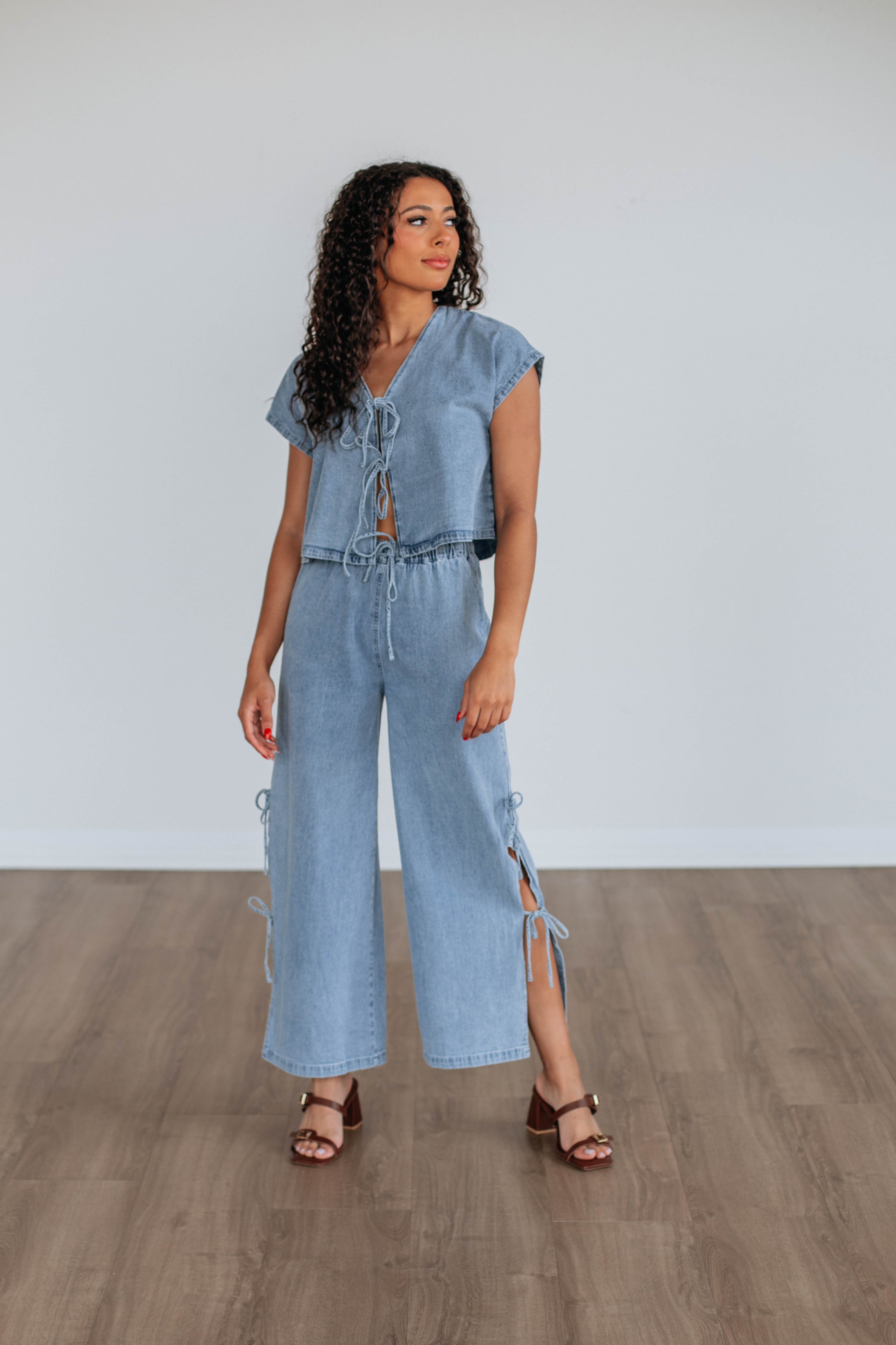 Dove Denim Top for Women - Stylish Casual Shirt with Comfort Fit - Perfect for Everyday Wear, Outings & Layering