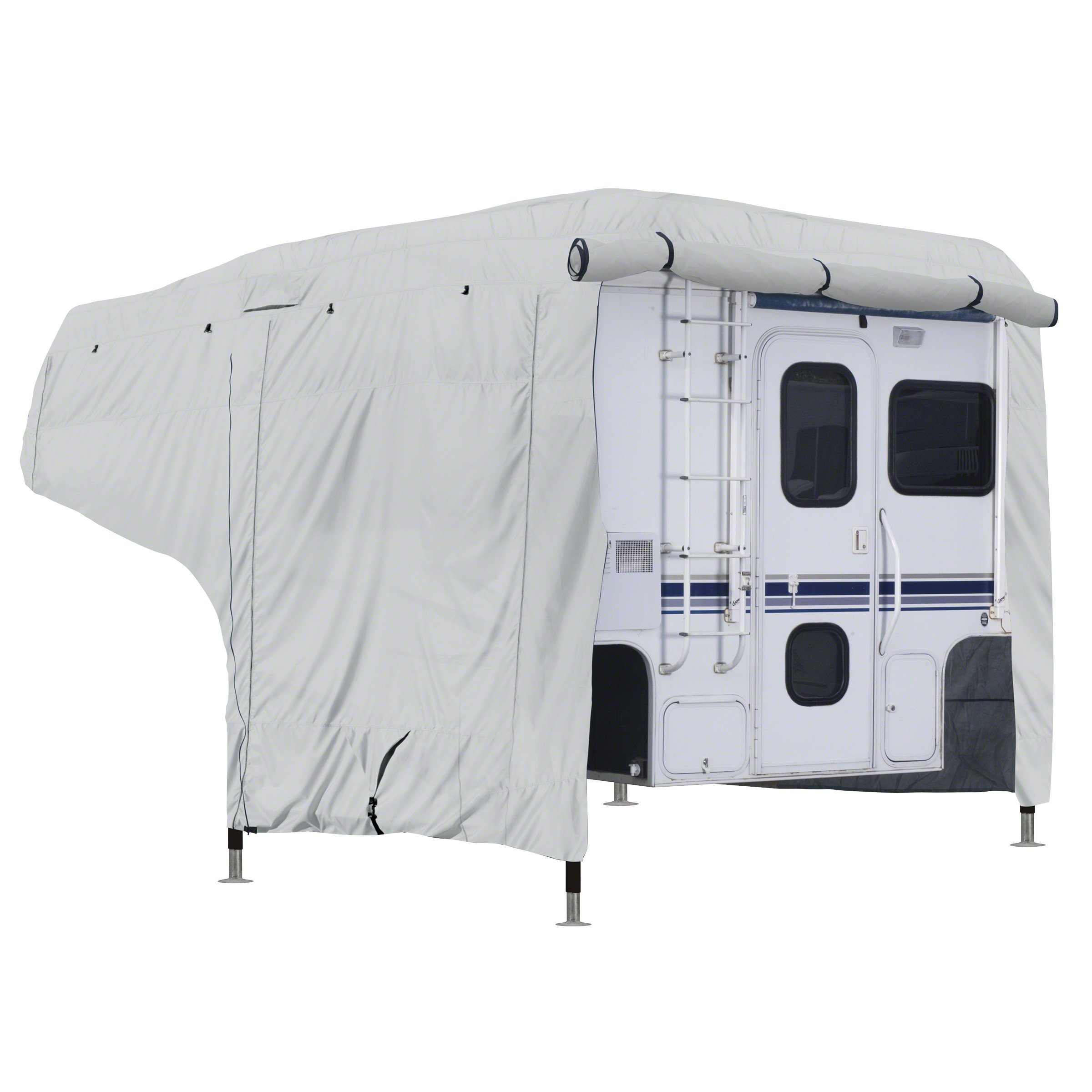 PermaPRO Water-Repellent Camper Cover for 10'-12' RVs - Camping Protection