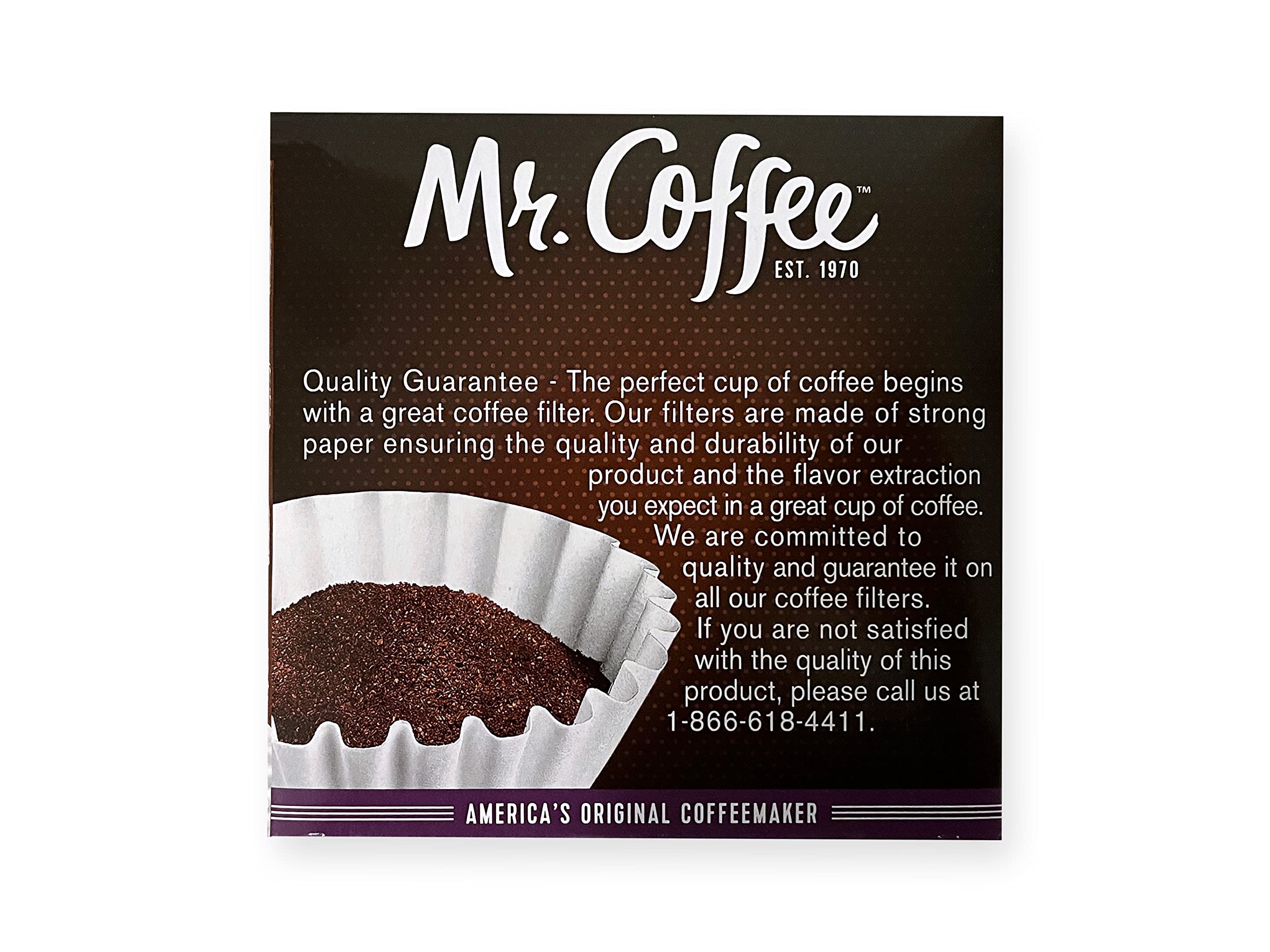 Mr. Coffee 4-Cup Coffee Filters, 100 Count - Compatible with Most 4-Cup Coffee Makers - Perfect for Home, Office or Travel Use (Package May Vary)