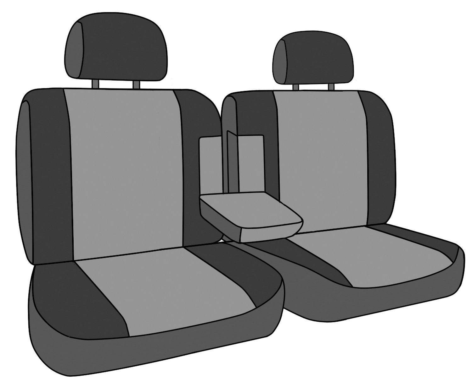 CalTrend 50/50 Split Bench Seat Covers - Smart Denim Fabric for 1995-1999 Toyota Avalon (Blue Insert & Trim) | Durable Protection & Custom Fit for Cars, Trucks & SUVs | Perfect for Daily Commute, Road Trips & Family Outings