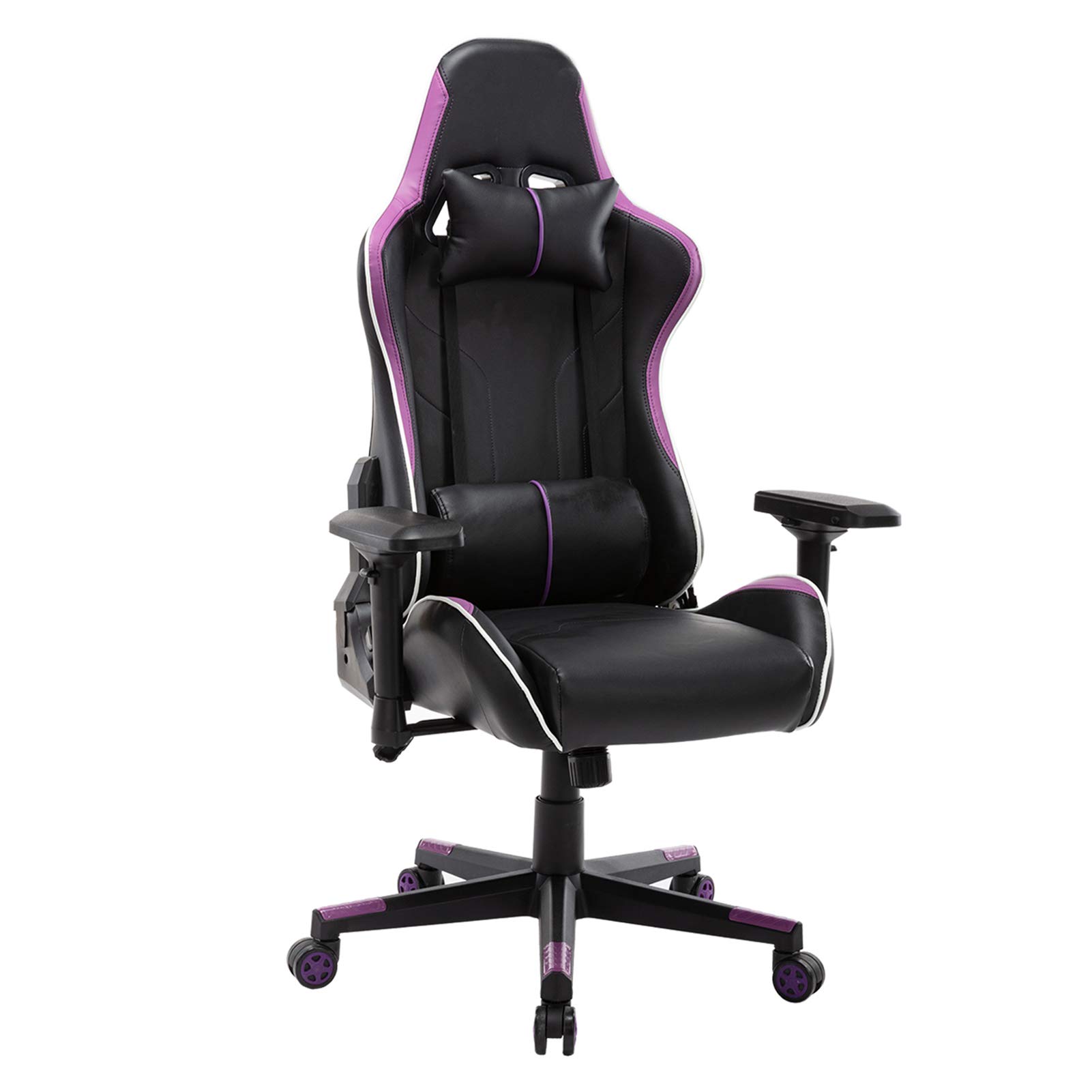 FLSOAY Ergonomic Gaming Chair with Adjustable Footrest & Lumbar Support - Comfortable PC Gaming Office Chair for Home & Workstation - Perfect for Esports, Streaming & Long Work Sessions