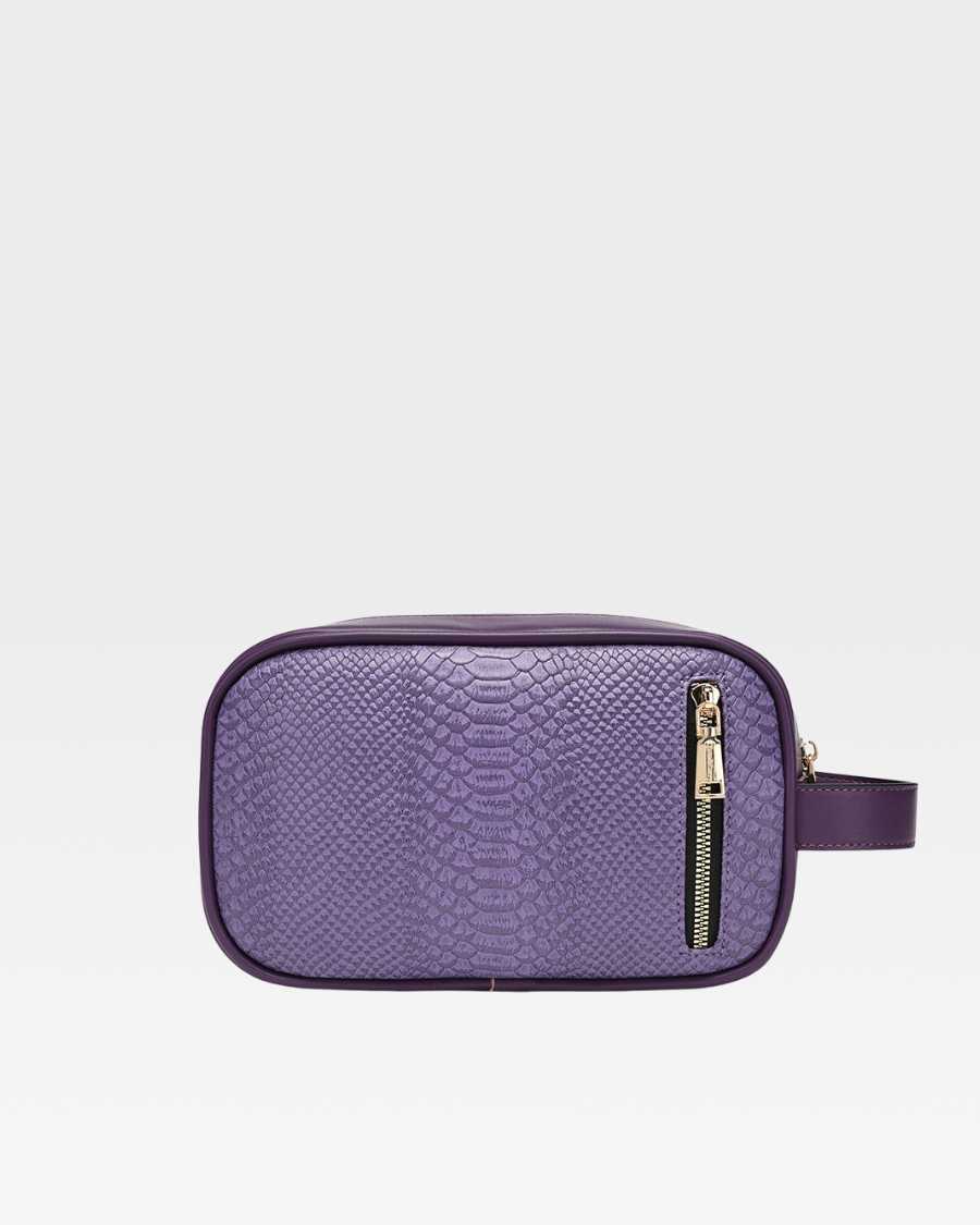 Apollo 1 Waterproof Travel Toiletry Bag - Purple Cosmetic Organizer for Men & Women | Perfect for Vacation, Gym, Camping & Business Trips