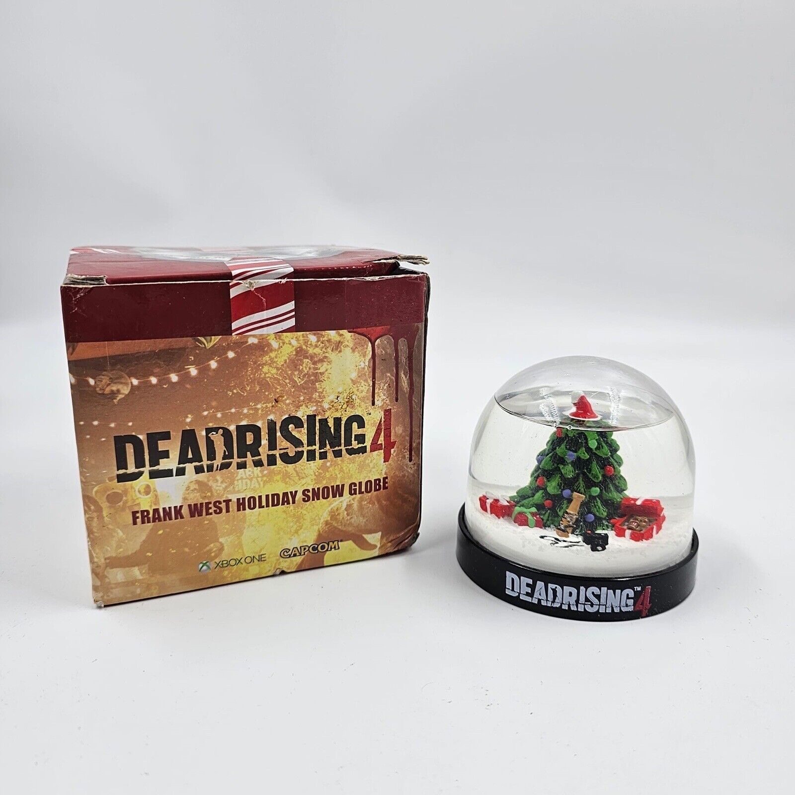 Dead Rising 4 Frank West Holiday Christmas Snow Globe Collectible #1548 for Xbox One - Perfect for Gaming Decor & Christmas Gift Giving
