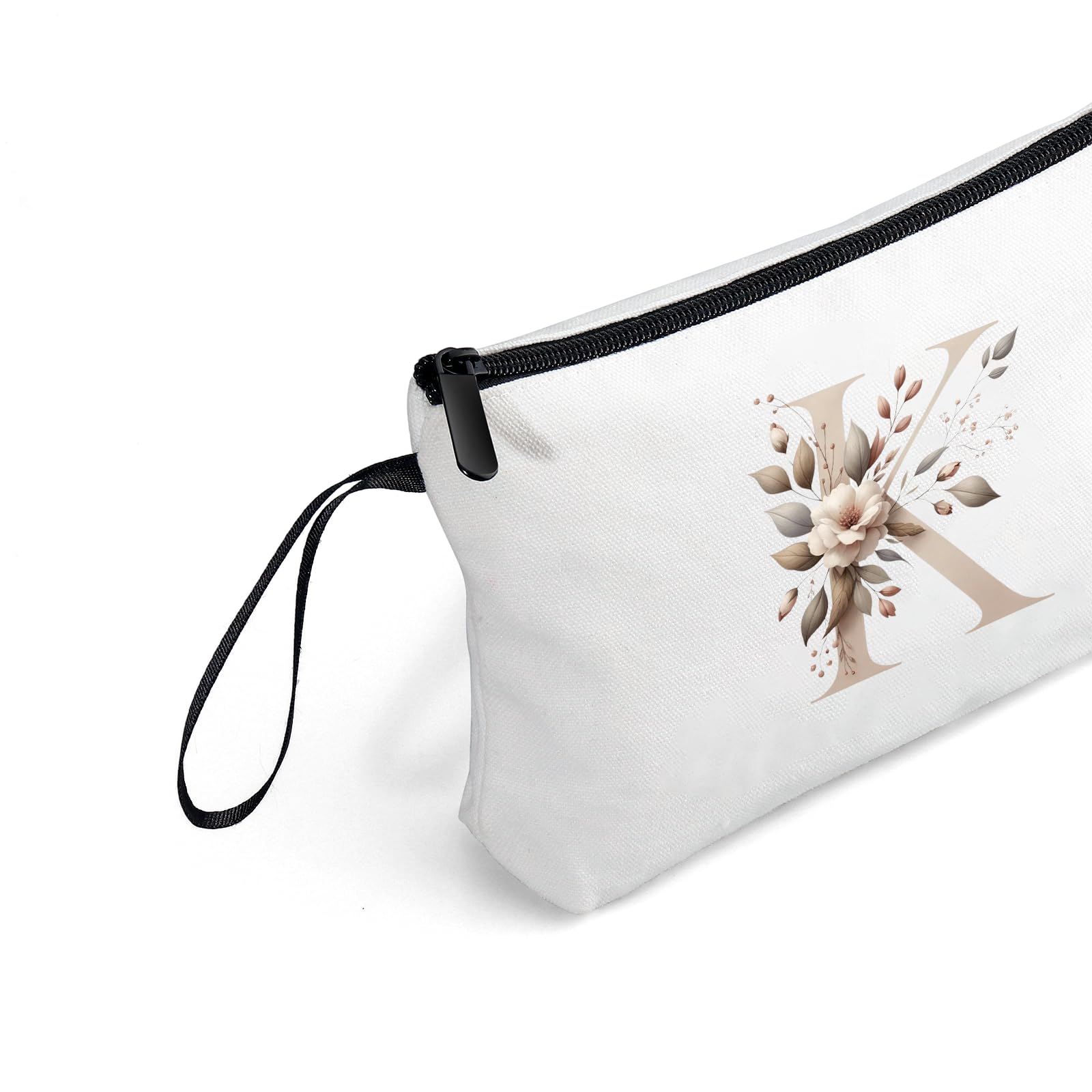 Personalized Monogram Makeup Bag with Mirror - Unique Gifts for Women, Mom, Daughter, Sister, Teacher & Bride - Birthday, Wedding & Special Occasion Gifts - Perfect for Travel, Cosmetics Storage & Everyday Use