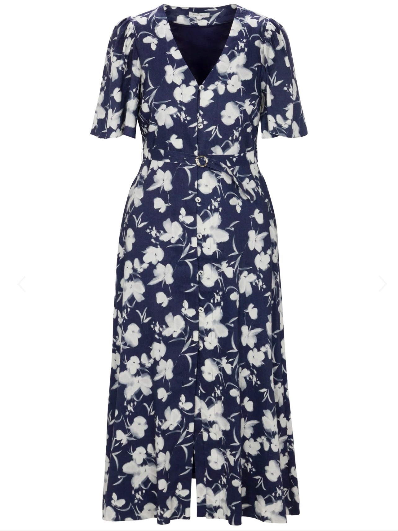 Bea Linen Maxi Dress for Women - Flowy Summer Beach Dress with Pockets, Boho Chic Long Dress for Vacation, Outdoor & Casual Wear