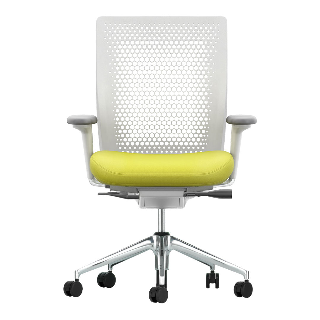 Ergonomic ID Air Office Chair with Breathable Plastic Backrest - Comfortable Desk Chair for Home & Office Workspaces