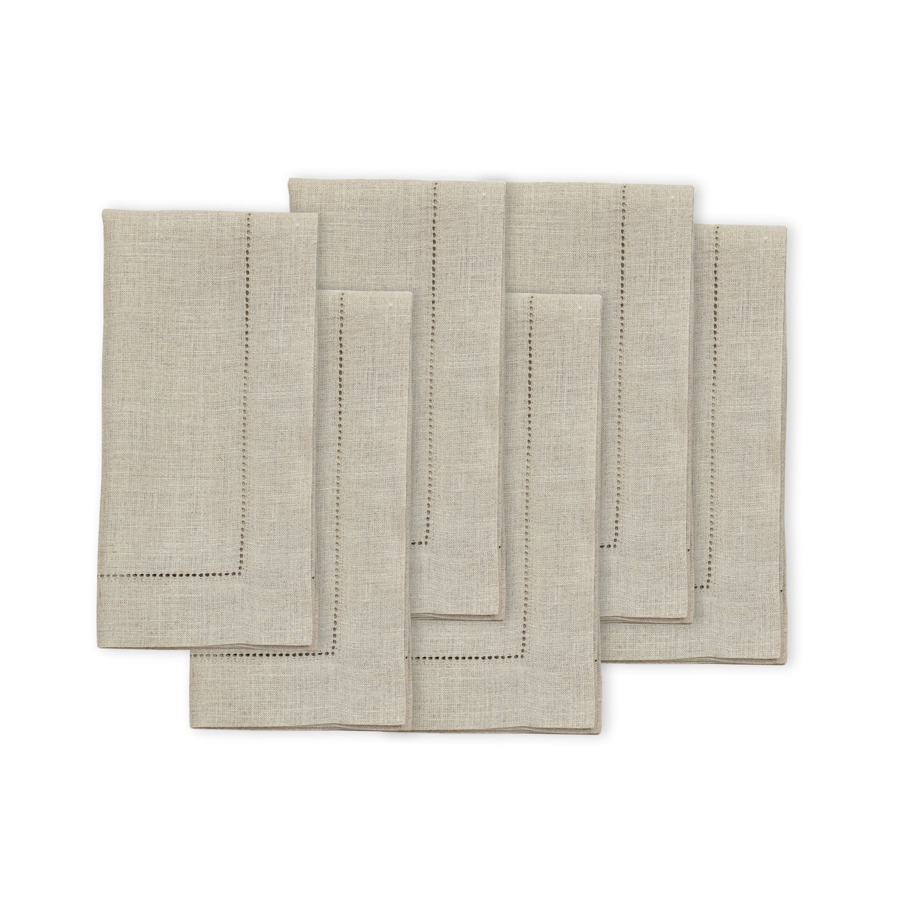 Premium Classic Hemstitch Linen Napkins - Elegant Dinner Table Decor for Weddings, Parties & Fine Dining