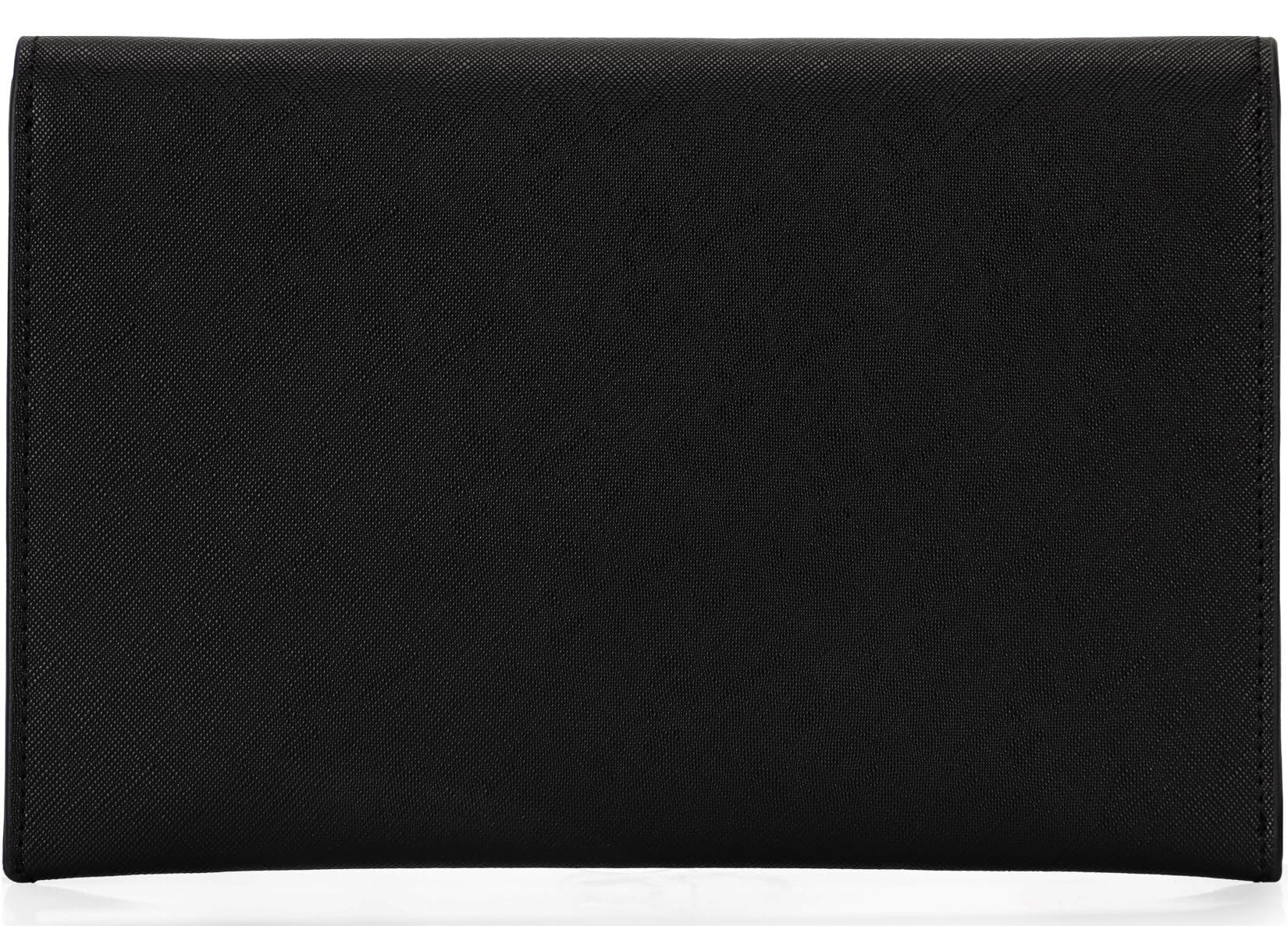 Dexmay Women's Saffiano Leather Envelope Clutch Purse - Medium Foldover Handbag for Evening Parties, Weddings & Date Nights
