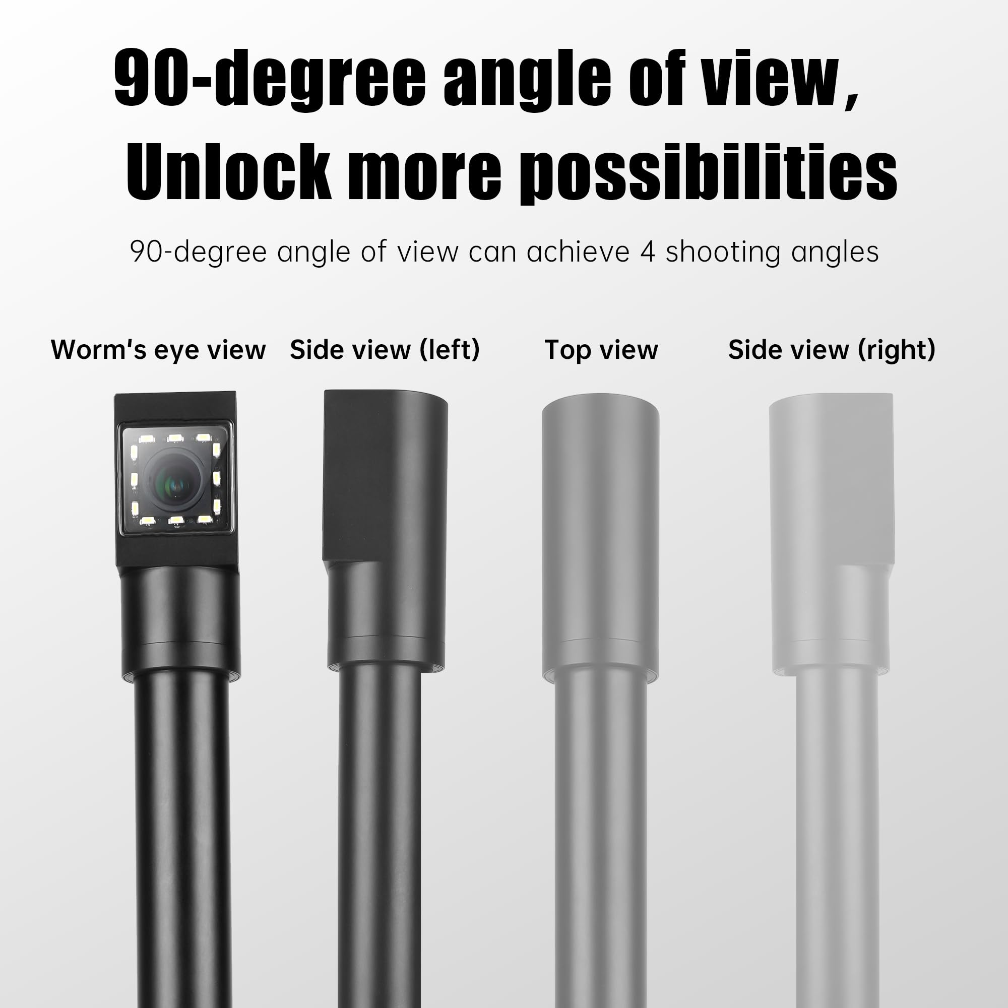 AstrHori 28mm F13 2X Macro Probe Lens for Sony E Mount - Full Frame Specialty Lens with 90° Angle & Built-in LED Light - Perfect for Product Photography, Jewelry Shots & Creative Cinematography