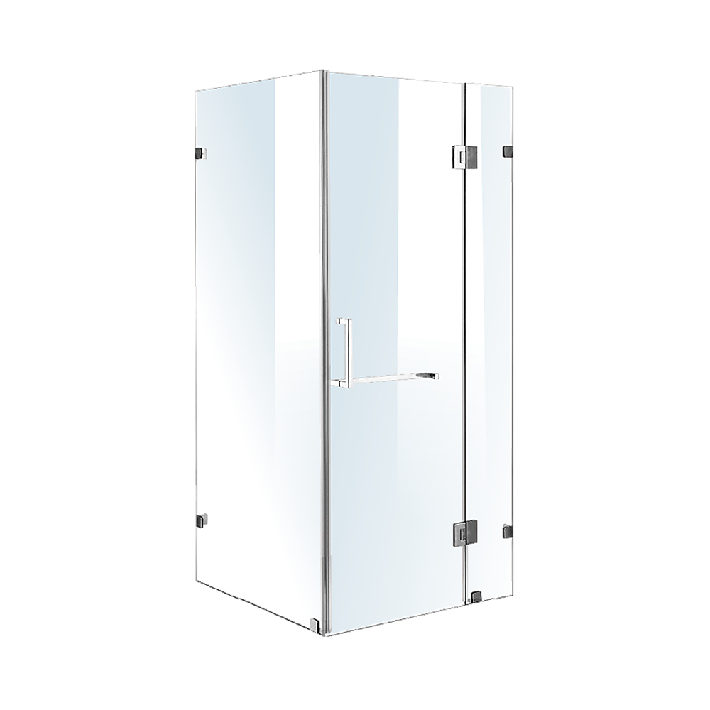 Frameless 10mm Glass Shower Screen 43.3