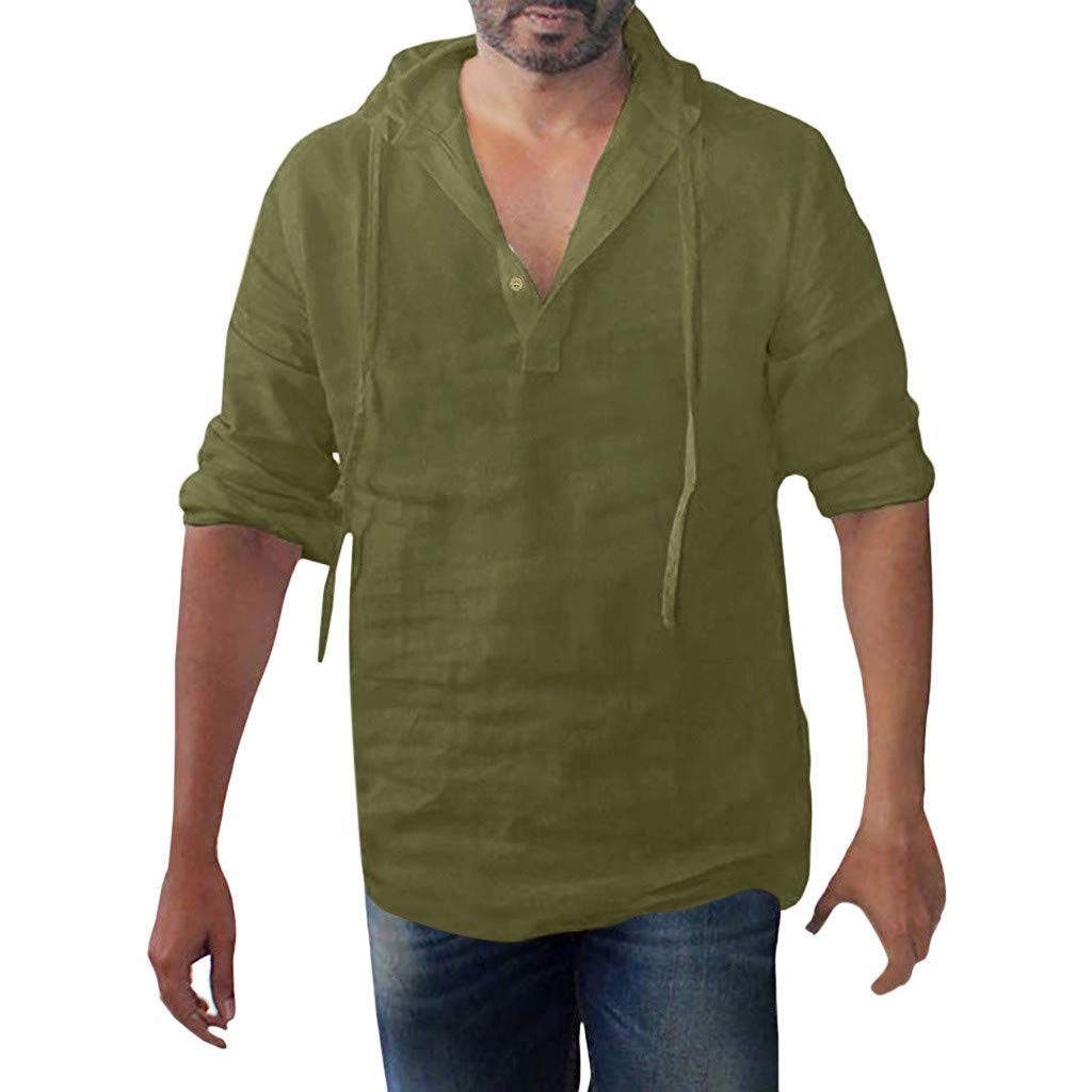 Vintage Men's Linen Short Sleeve Casual Blouse - Breathable Lace Trim T-Shirt for Autumn & Winter | Perfect for Layering, Date Nights & Casual Outings