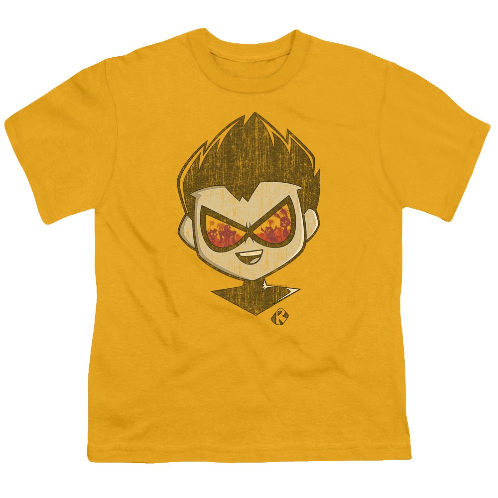 Teen Titans Go to The Movies Beachy Robin Unisex Youth T-Shirt | Cartoon Character Graphic Tee for Kids & Teens | Perfect for Cosplay, Birthday Gifts & Superhero Fans