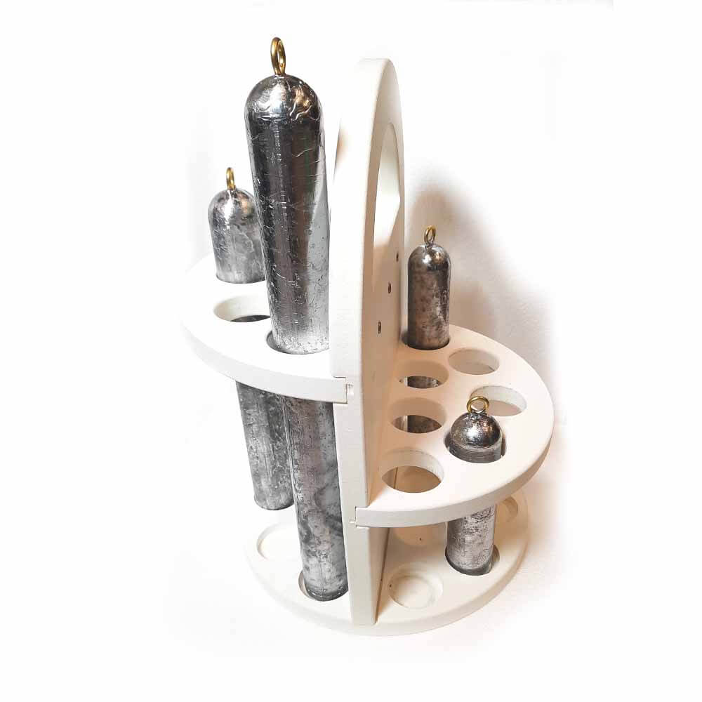 Stick Lead Bucket Storage Insert Caddy - Organize Fishing Gear & Tackle - Perfect for Boat, Kayak, and Shore Fishing Accessories