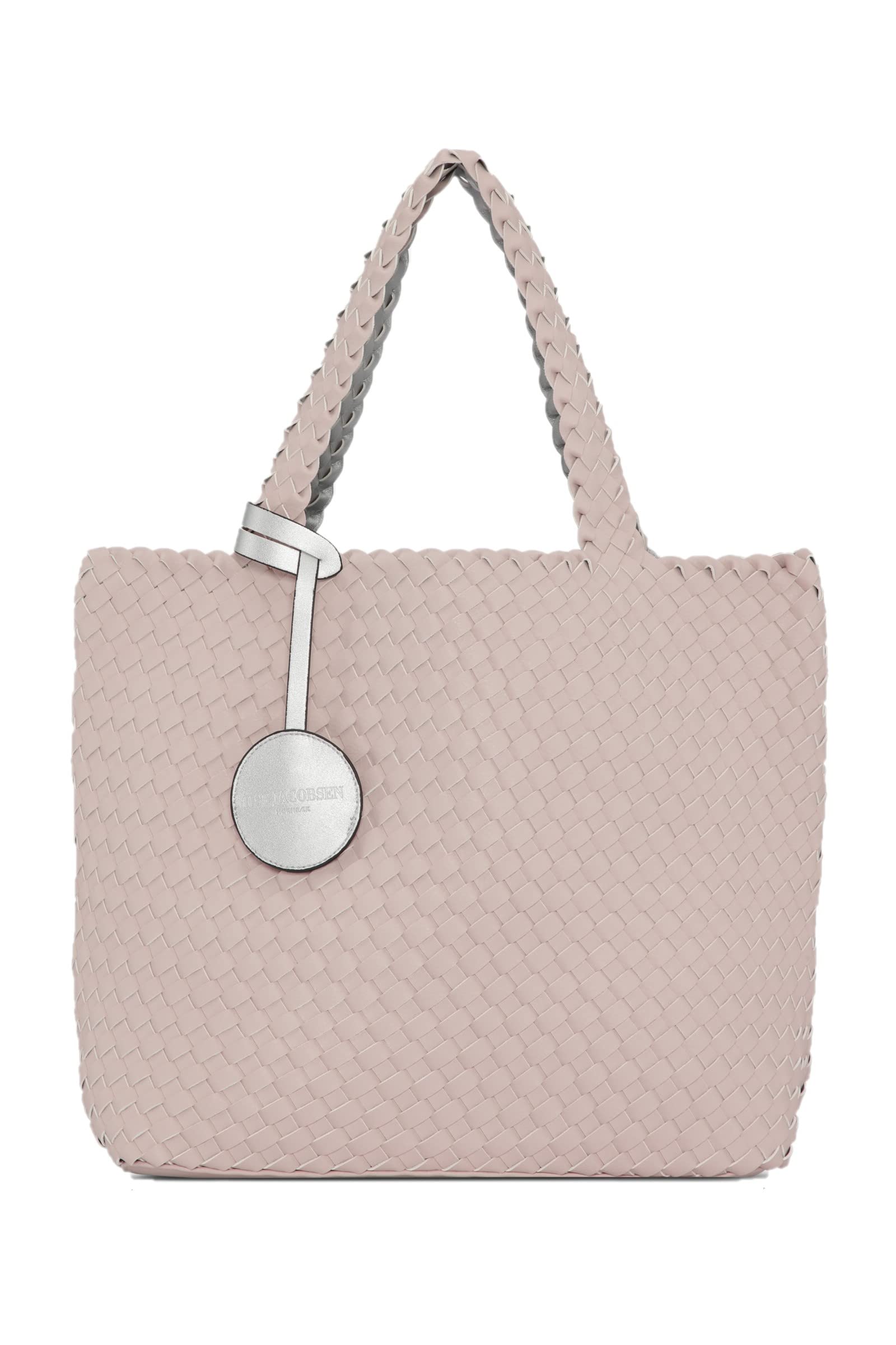 ILSE JACOBSEN HORNBAEK Reversible Woven Tote Bag - Stylish & Durable Handbag for Women, Perfect for Work, Travel & Shopping