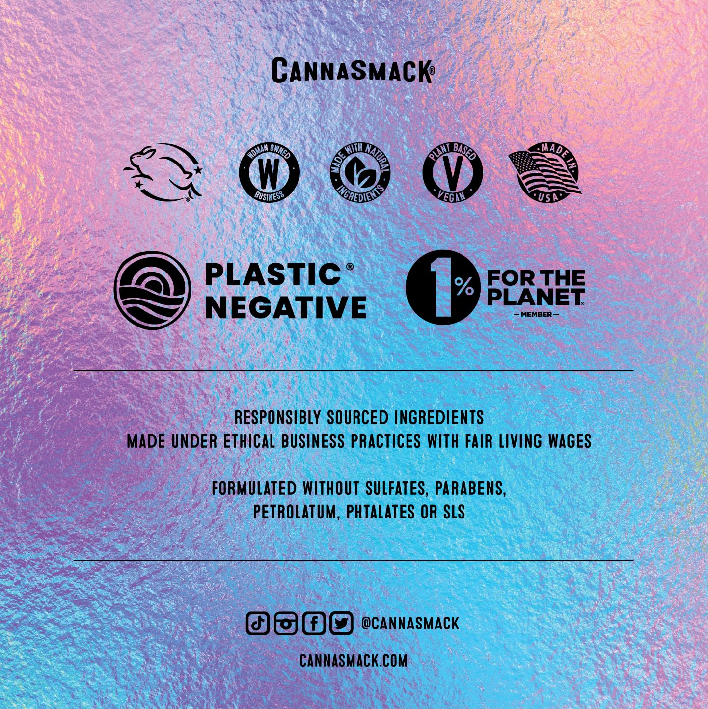 CannaSmack Night Cream for Deep Hydration - Intense Moisturizing Face Cream for Dry Skin - Overnight Repair & Nourishment - Perfect for Nighttime Skincare Routine