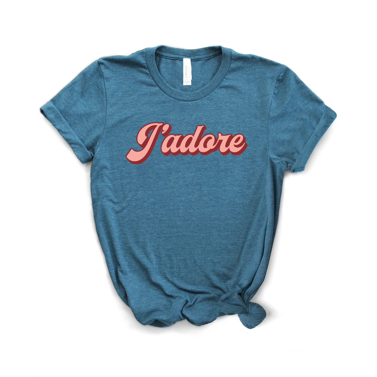 J'adore France Paris Shirt - Softstyle Unisex T-Shirt with 'Je T'aime' Print - Perfect French Gift for Travel Lovers & Francophiles - Great for Vacations, Date Nights & Cultural Events
