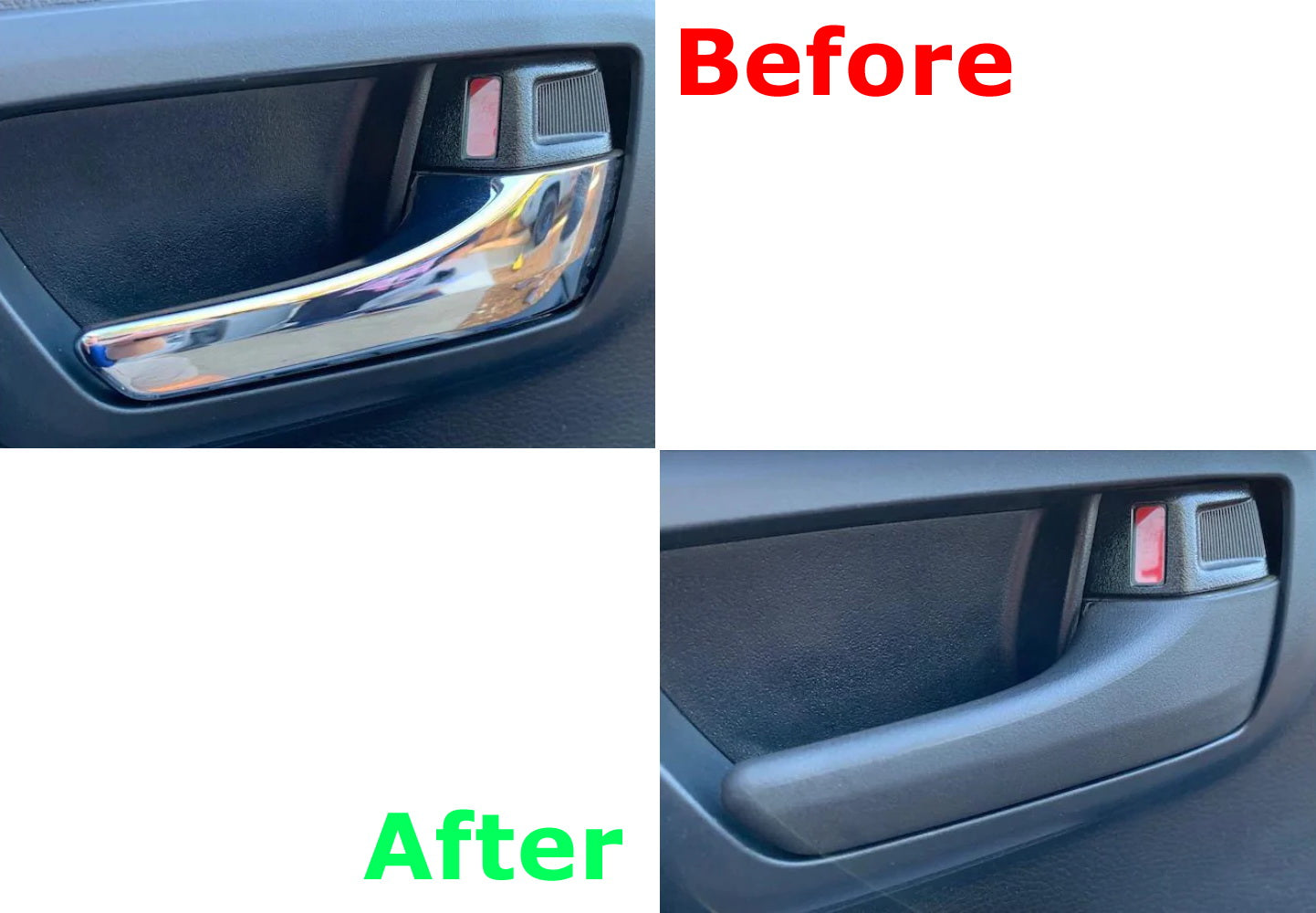 4-Piece Matte Black Front & Rear Side Door Handle Covers for Toyota Tacoma 2016-2023 - Upgrade & Protect Your Truck's Exterior (Perfect for Off-Roading, Daily Commuting & Car Shows)