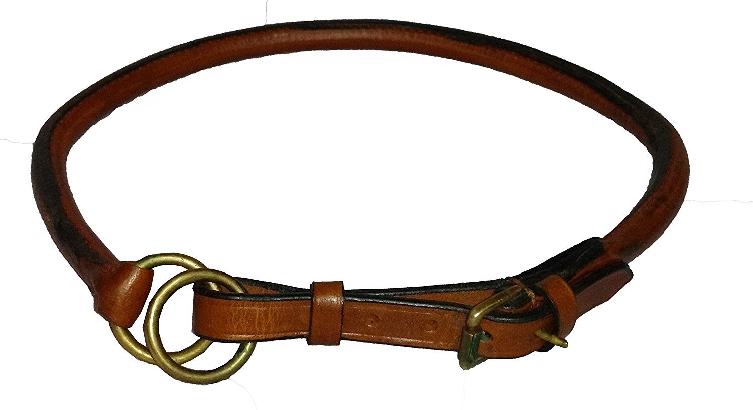 Premium Leather Dog Training Collar - Durable & Adjustable Dark Brown Slip Lead for Obedience & Walking - Perfect for Daily Walks, Training Sessions & Outdoor Adventures